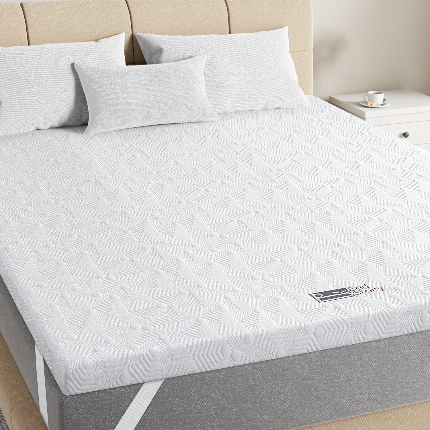 BedStory, Topper Topper Matratzentopper 90X200cm120X200cm140X200cm160X200cm,180X200cm, 5 cm hoch