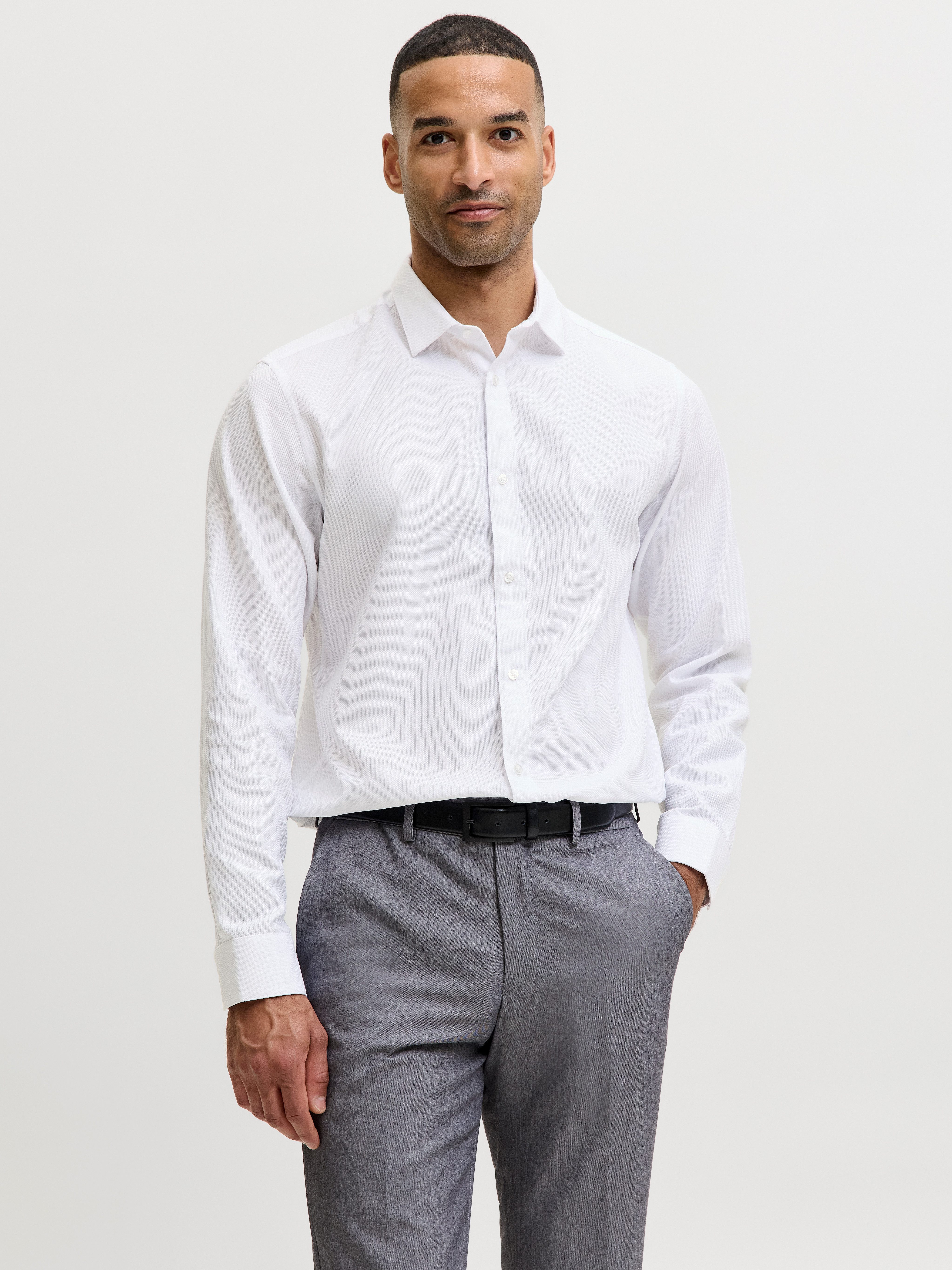 Jack & Jones Langarmhemd JJJOE STRUCTURE SHIRT L/S