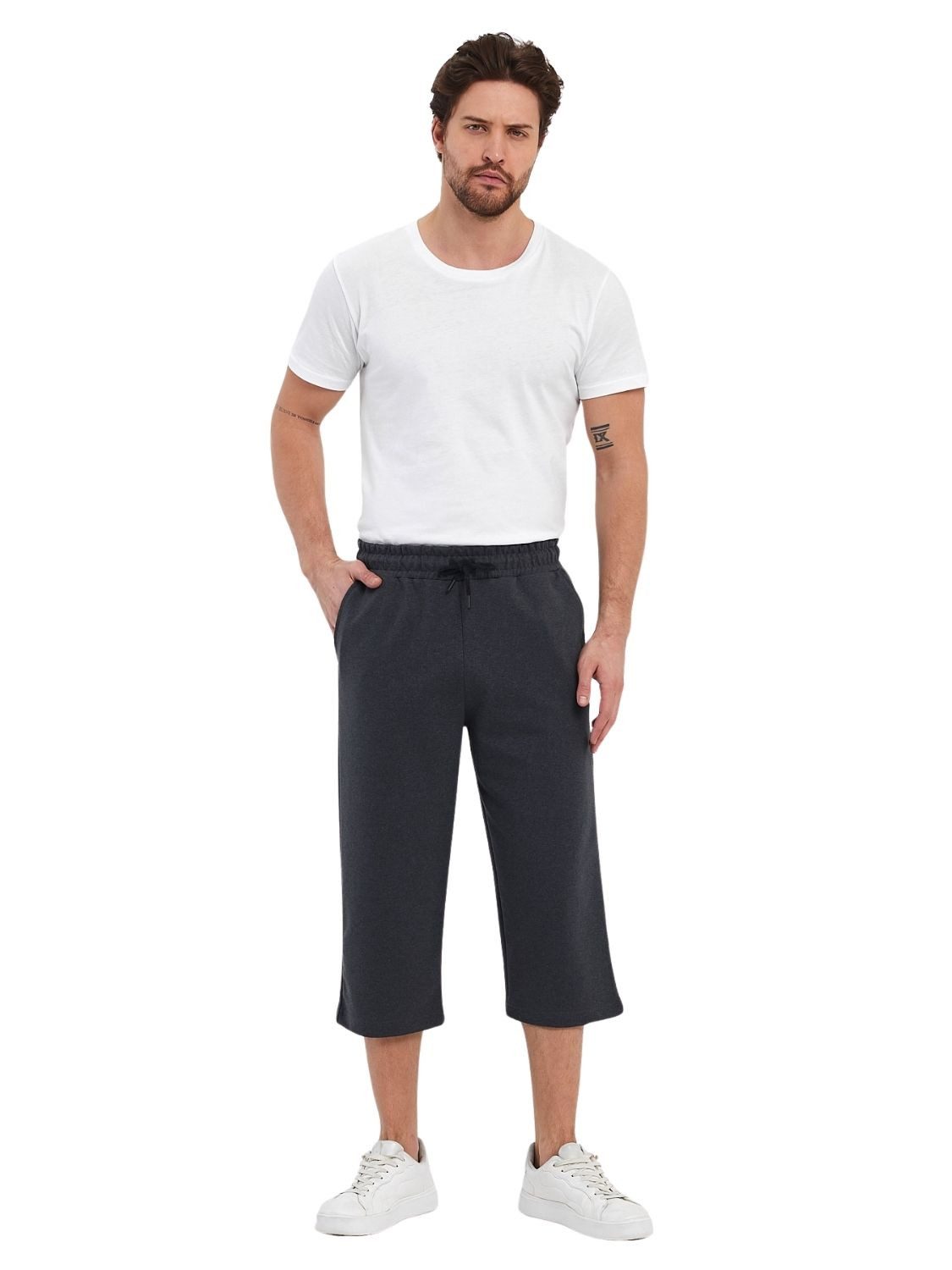 COMEOR Caprihose Herren Bermuda Capri Shorts 3/4 Hosen Sommerhosen – Bild 4 von 5