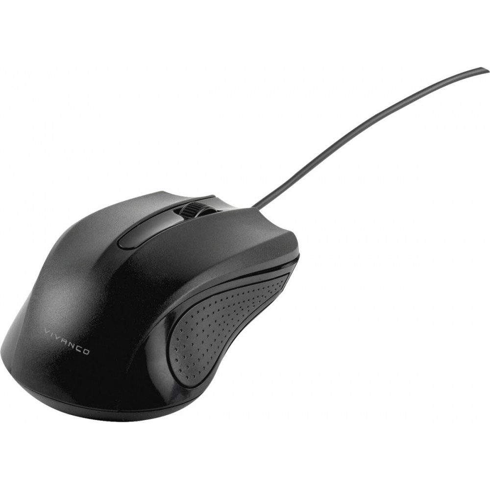 Vivanco Vivanco IT-MS USB 1000 Maus USB-Stick (Kabelgebundene Maus mit 1.000 dpi)