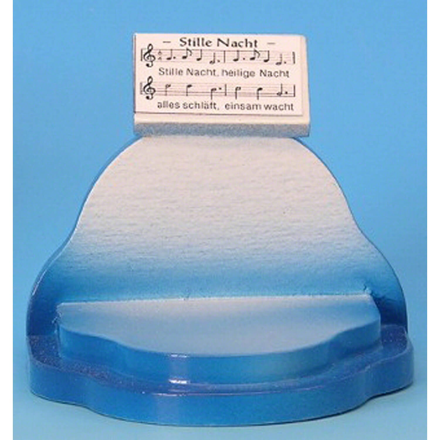 Figurenland Uhlig GmbH Dekofigur Notenpult "Stille Nacht" - blau (5cm) von Kunstgewerbe Uhlig