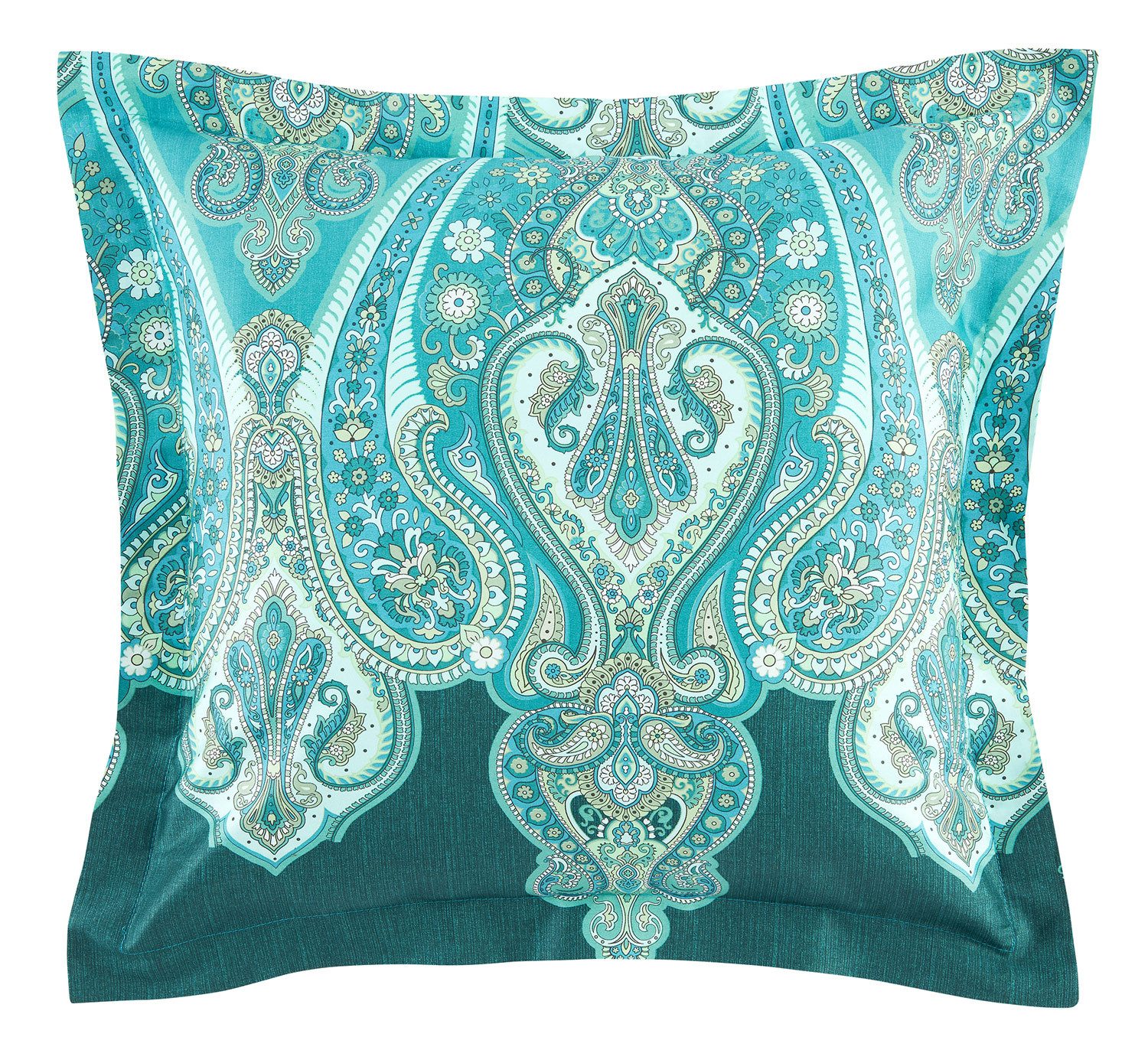 Bassetti Bettwäsche Bassetti Satin Kissenhülle zu BW RAGUSA, V1 Tannengrün