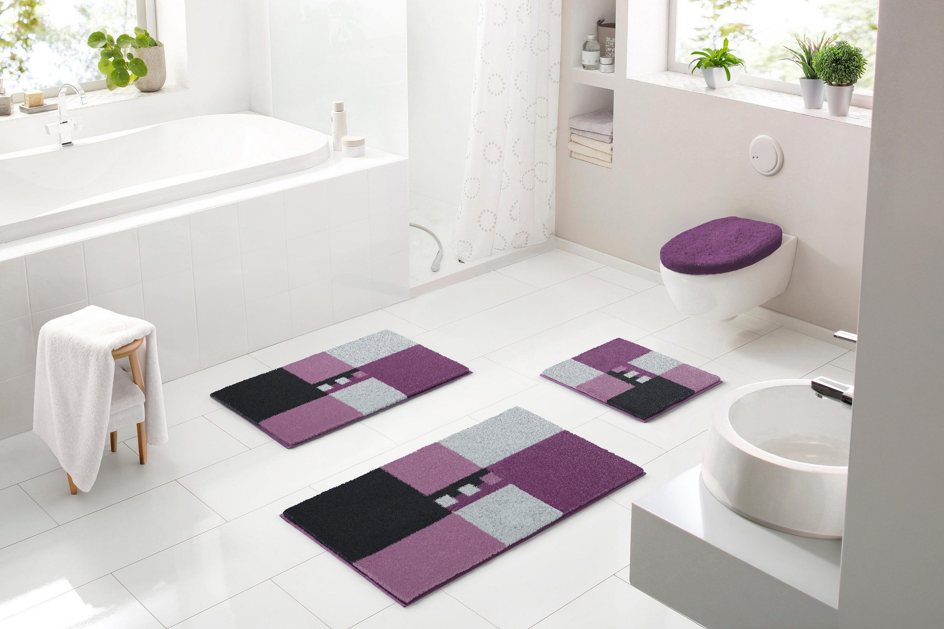 Linea Due Badematte Merkur, Höhe 18 günstig online kaufen