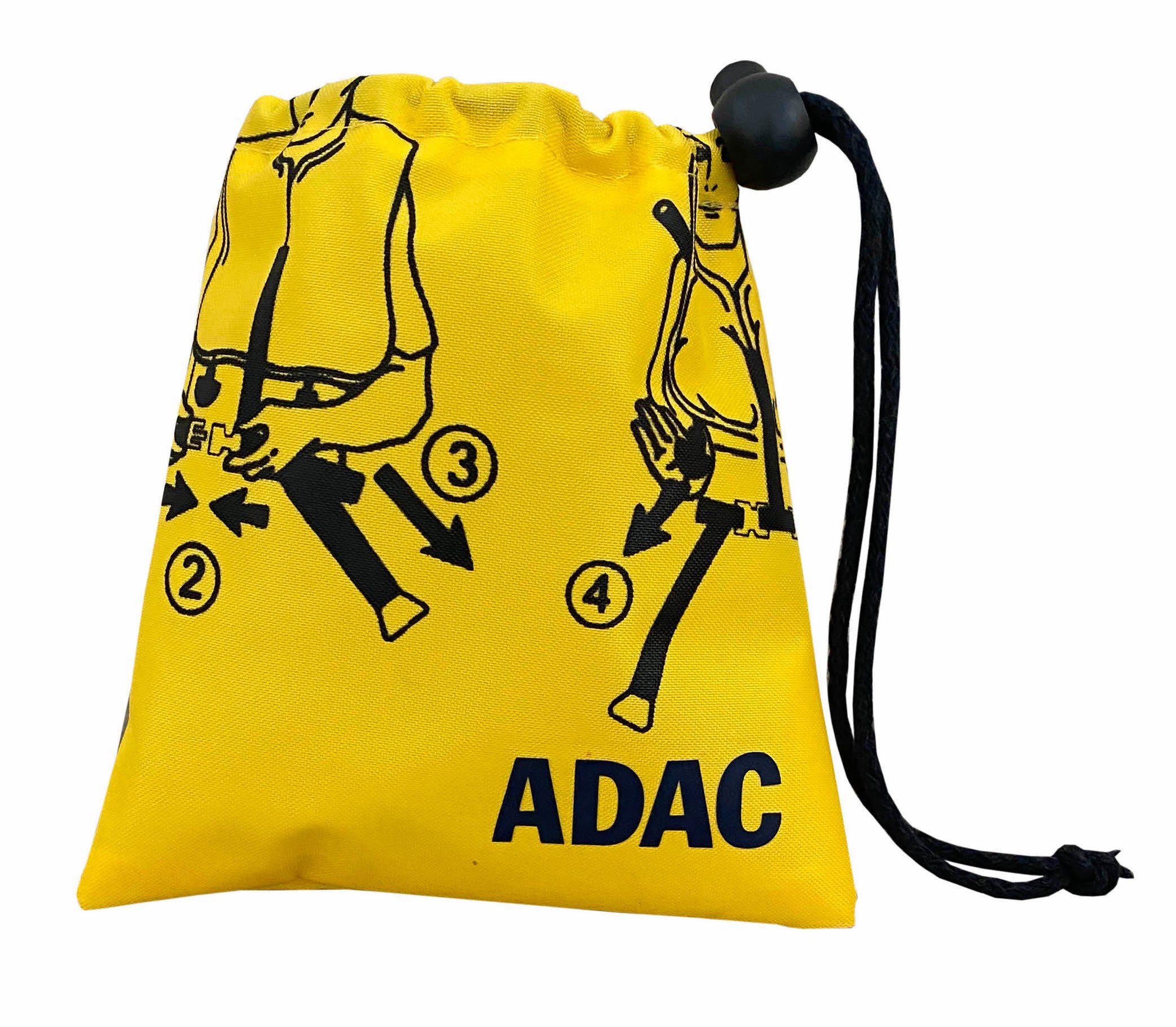 inkl. Kosmetiktasche ADAC Set mit Life Zugband Beutel, Bag Beutel Haken mit to