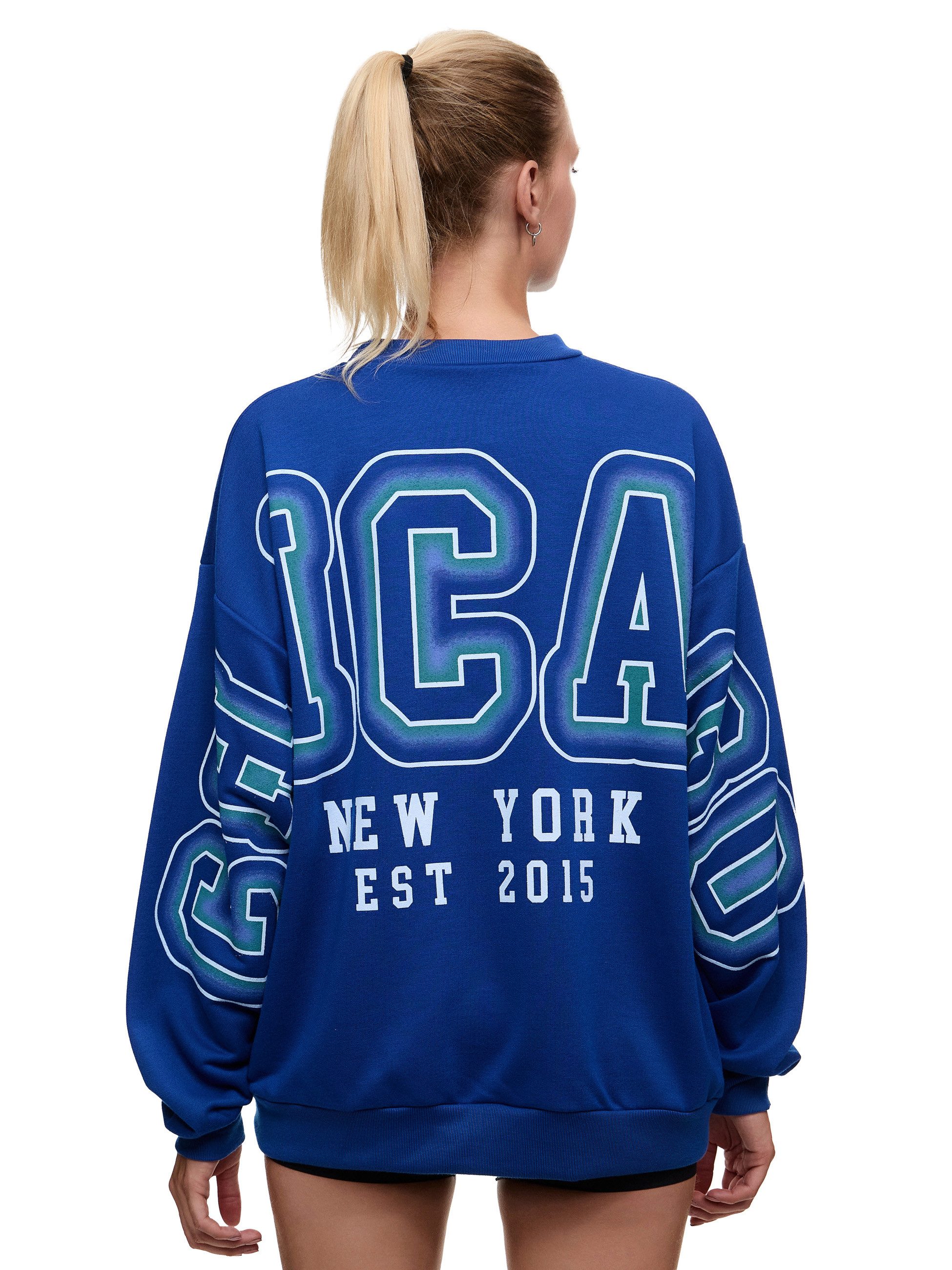Worldclassca Sweatshirt Worldclassca Oversized Sweatshirt CHICAGO günstig online kaufen