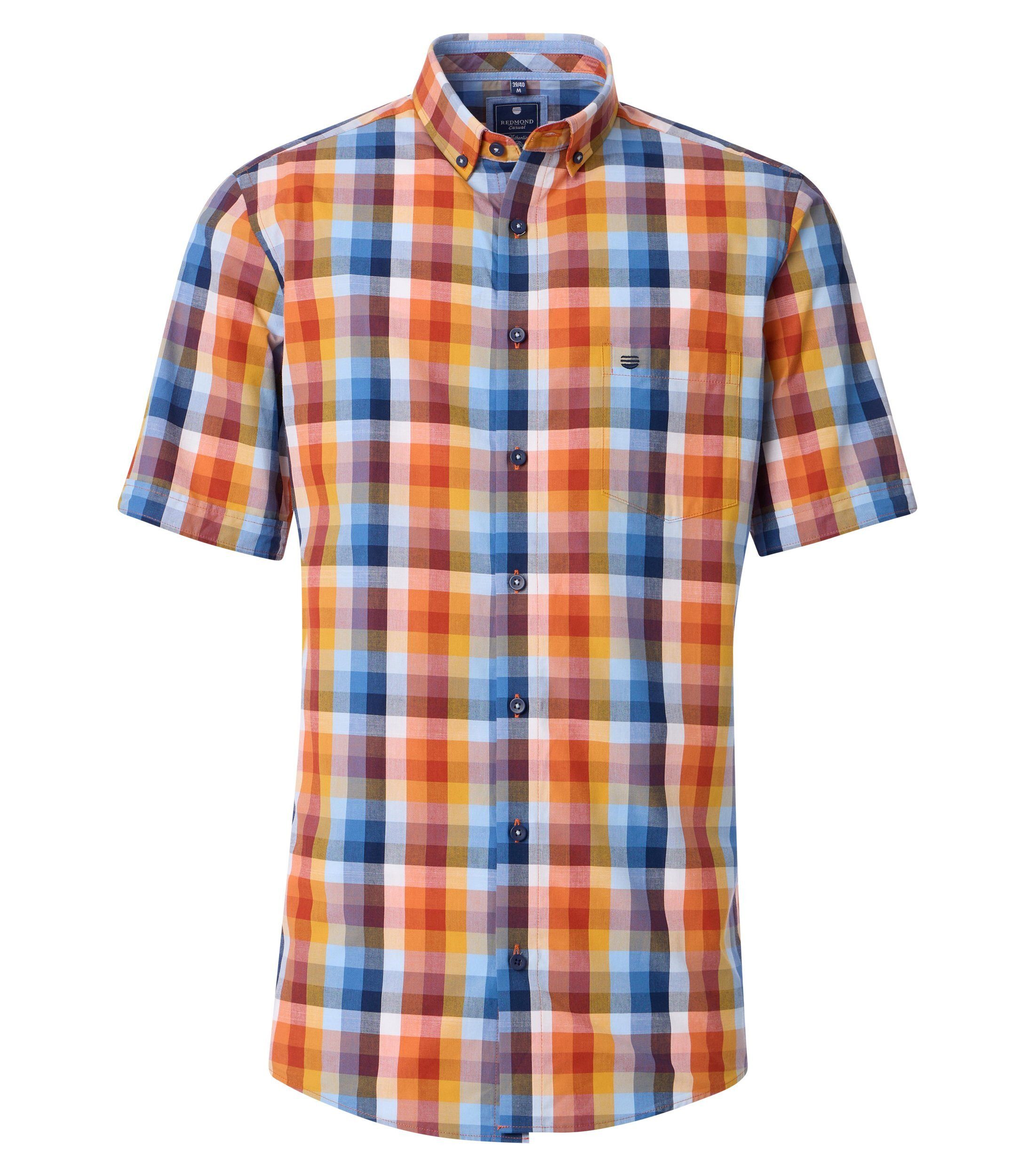 Kurzarmhemd kariert Comfort Fit