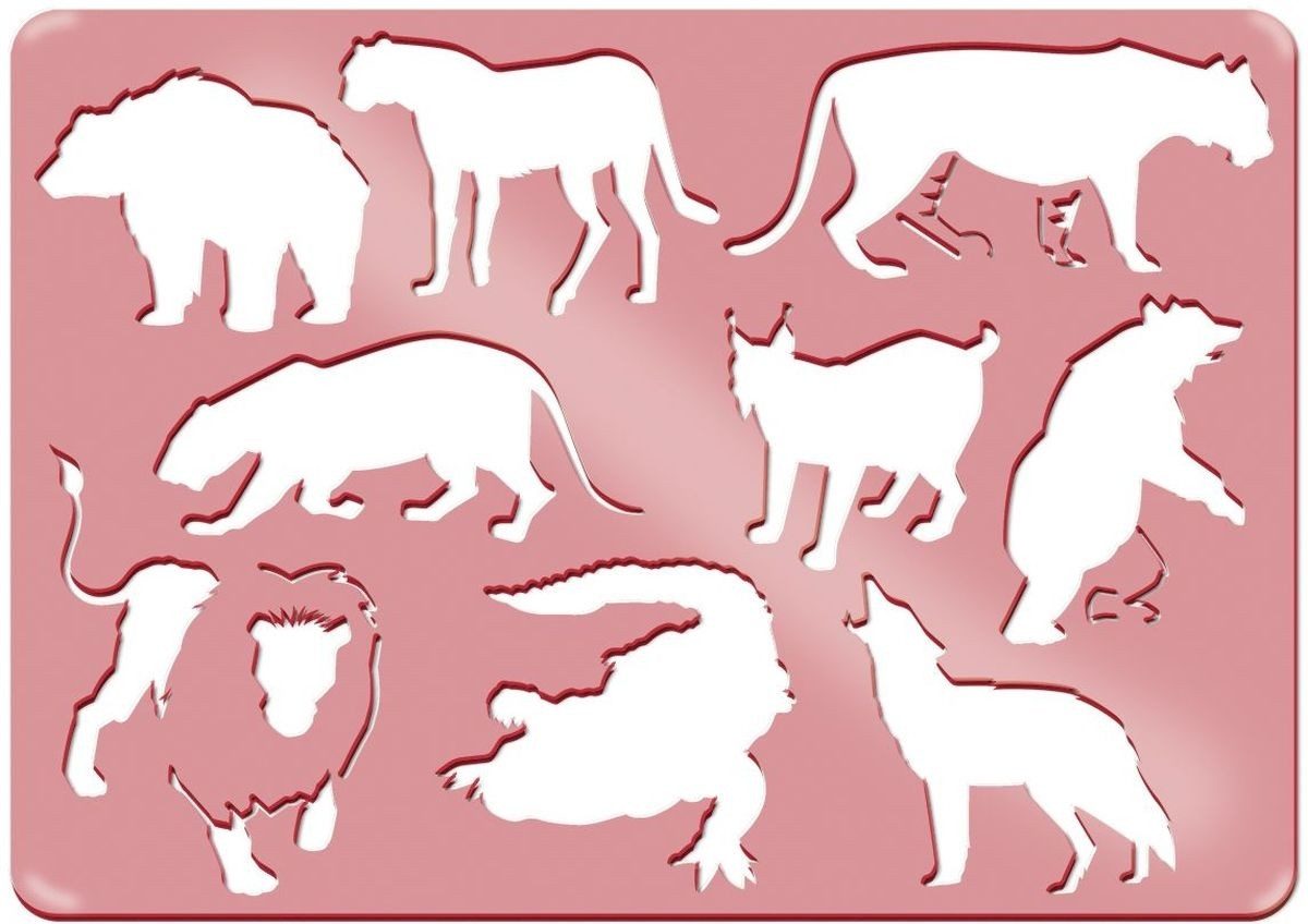 Ursus - Ludwig Bähr Zeichenschablone Mal-Schablonen 'Set 2'