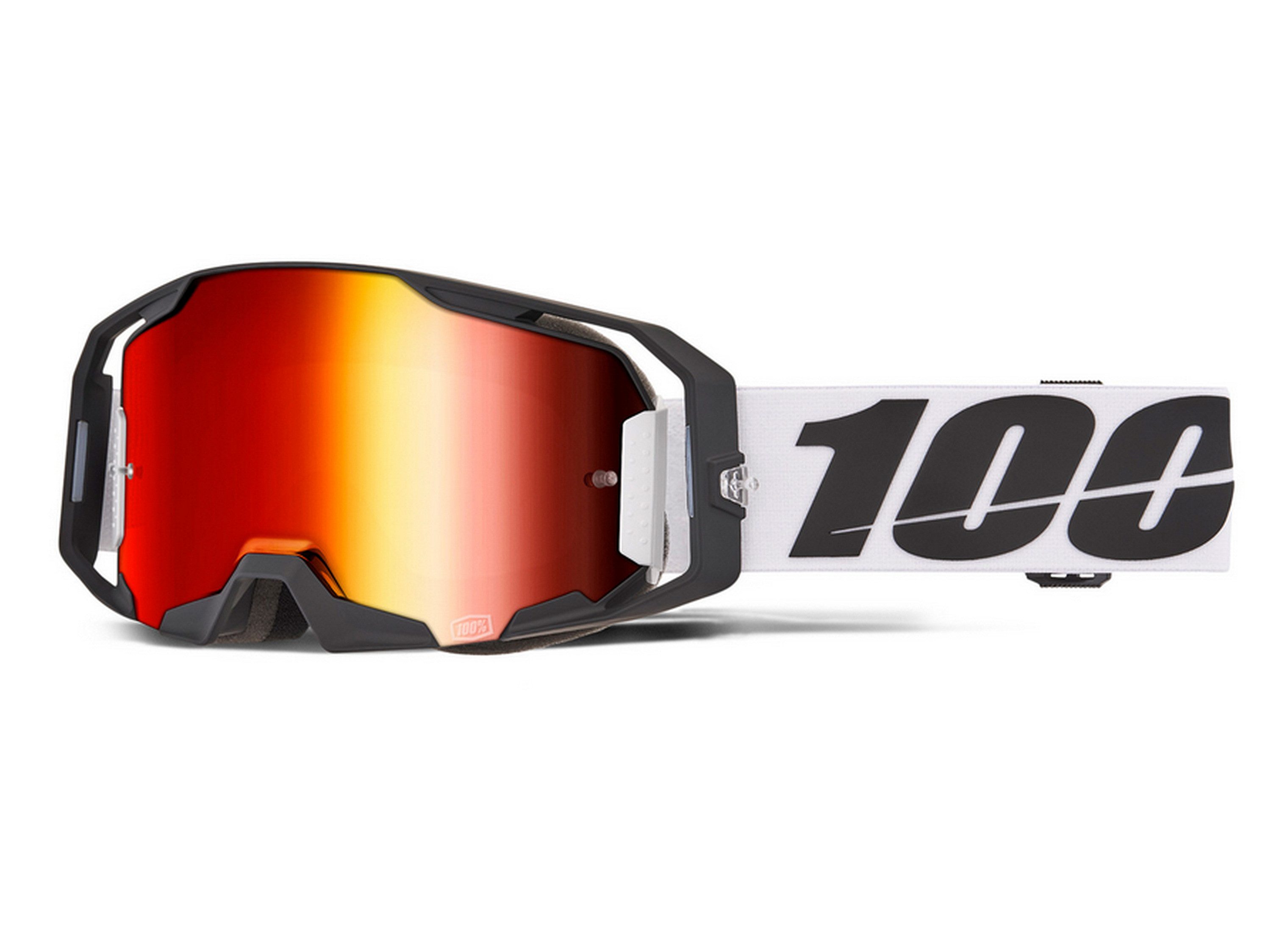 100% Fahrradbrille, MX-Brille Goggle ARmatic - Mirror Lens
