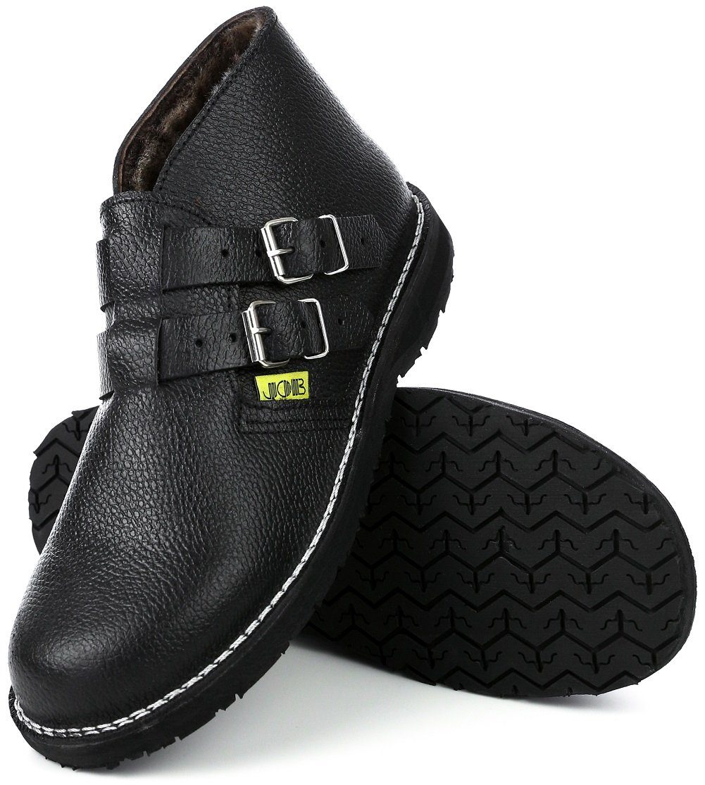 JOB JOB Dachdecker-Fellschuh halbhoch mit Schnalle Arbeitsschuh