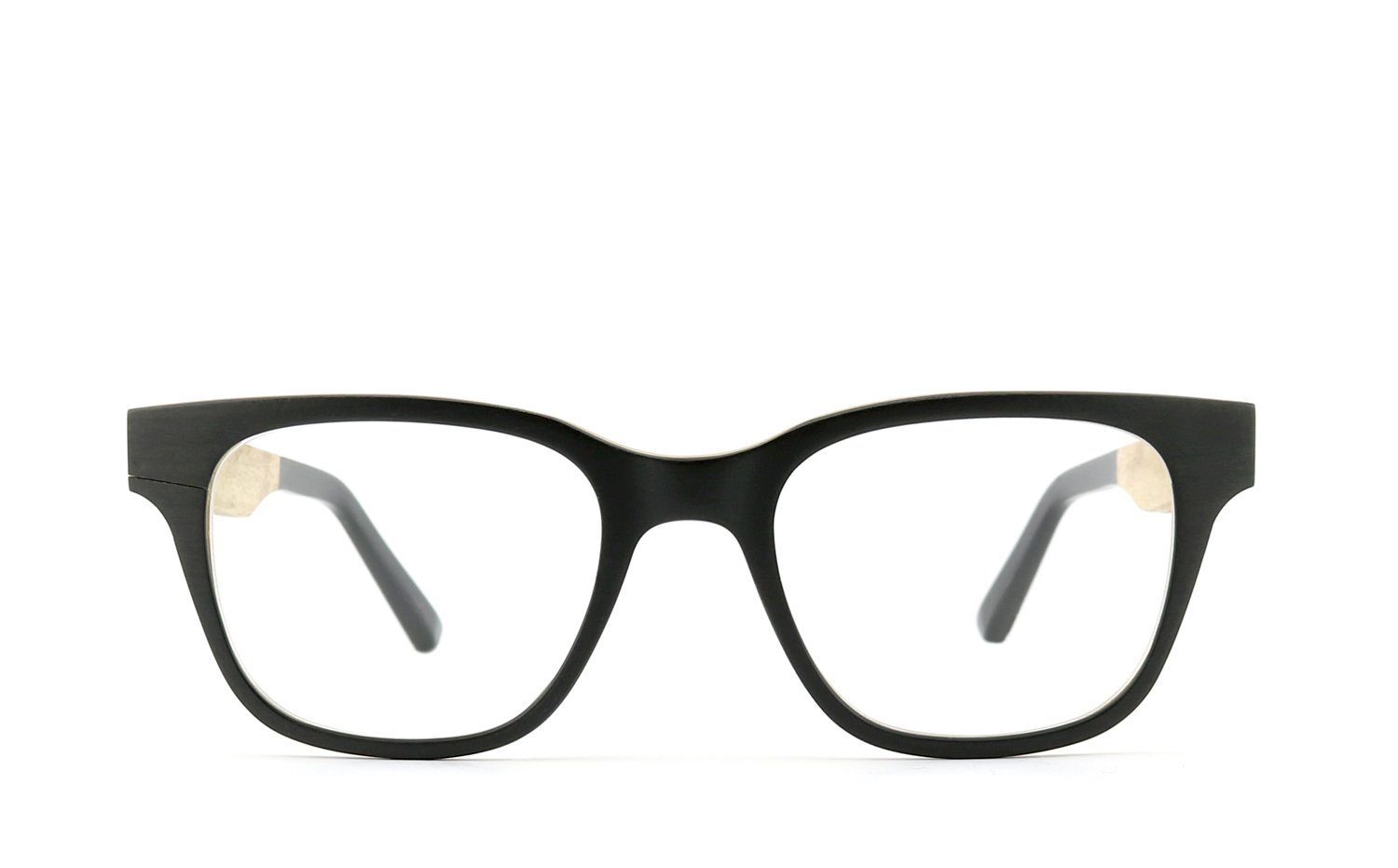COR Brille Flex-Scharnieren Bügel COR014 mit Holzbrille