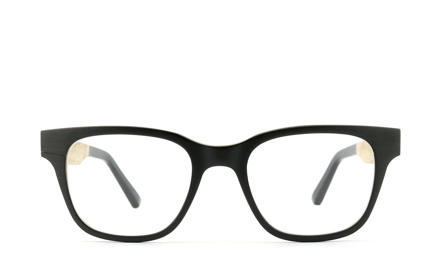 COR Brille COR014 Holzbrille, Bügel mit Flex-Scharnieren