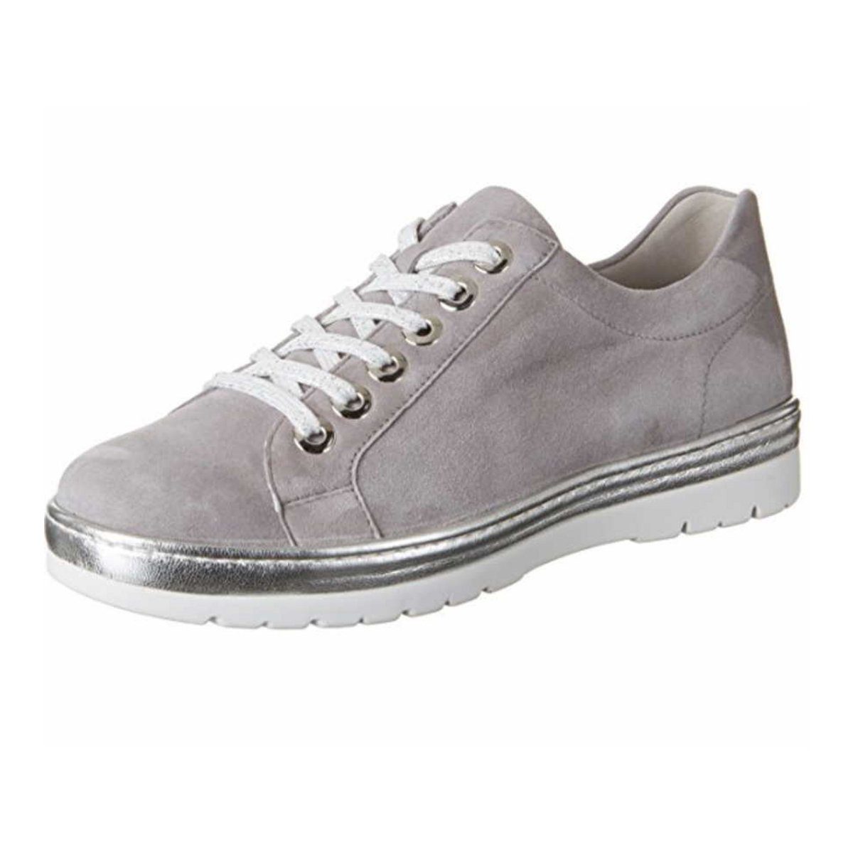 Freizeit Schnürer für Damen in grau Sneaker