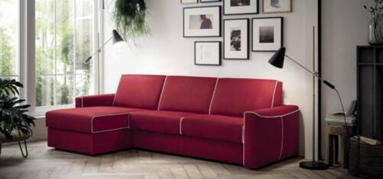 JVmoebel Ecksofa, Ecksofa Modern Design Sofa Focus Stoff L-Form Couch  Wohnlandschaft