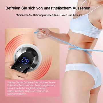 COOL-i ® Massagegerät, 6-in-1 Ultraschall-Cellulite-Massagegerät: Effektive Fettbeseitigung