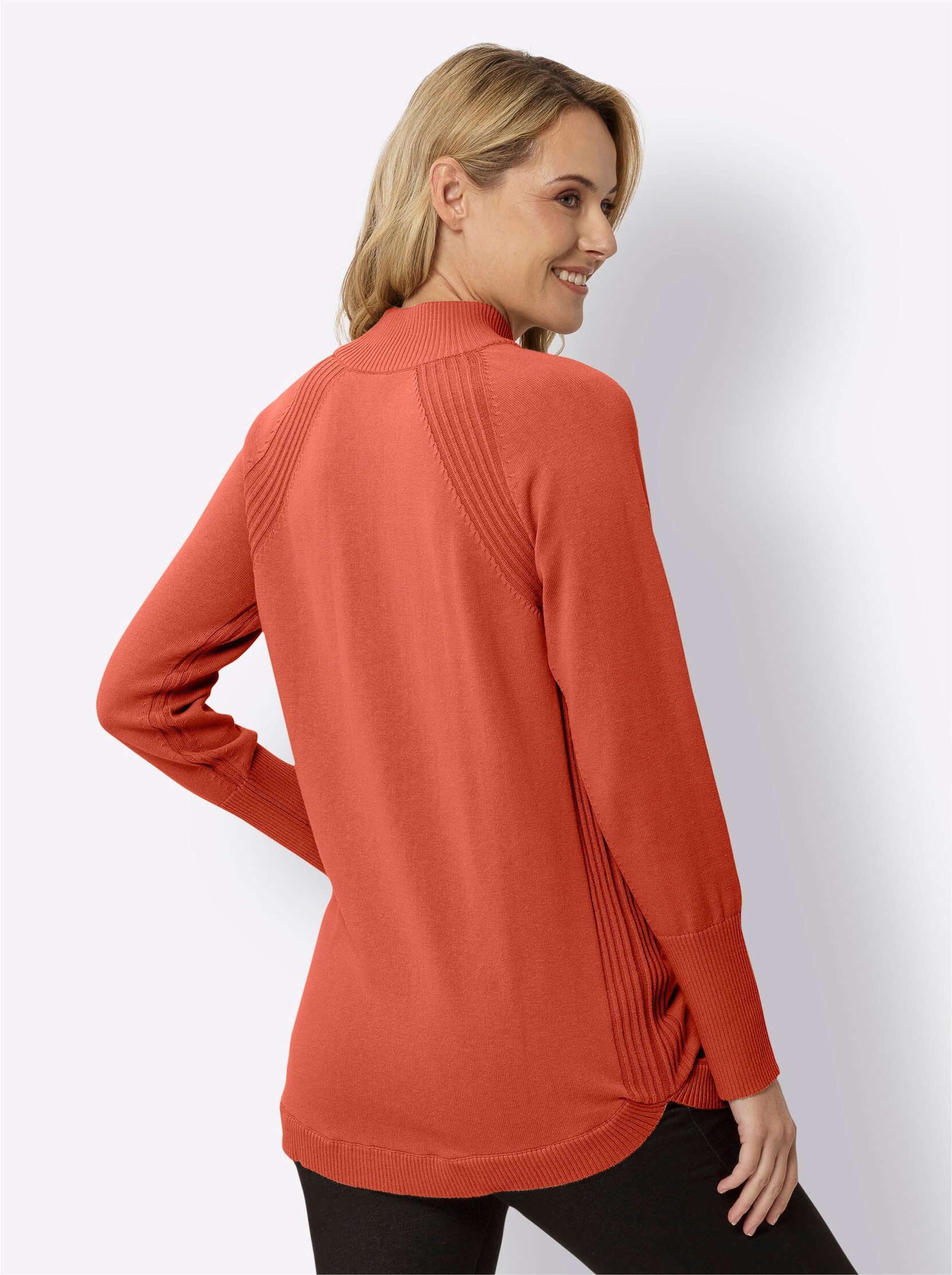 Sieh an! Strickpullover Longpullover günstig online kaufen