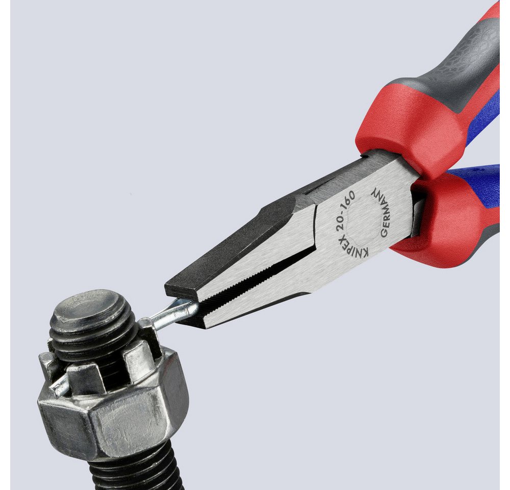 Thumbnail - Knipex Flachzange Knipex 20 02 160 Werkstatt Flachzange Gerade Chrom-Vanadium Elektrosta