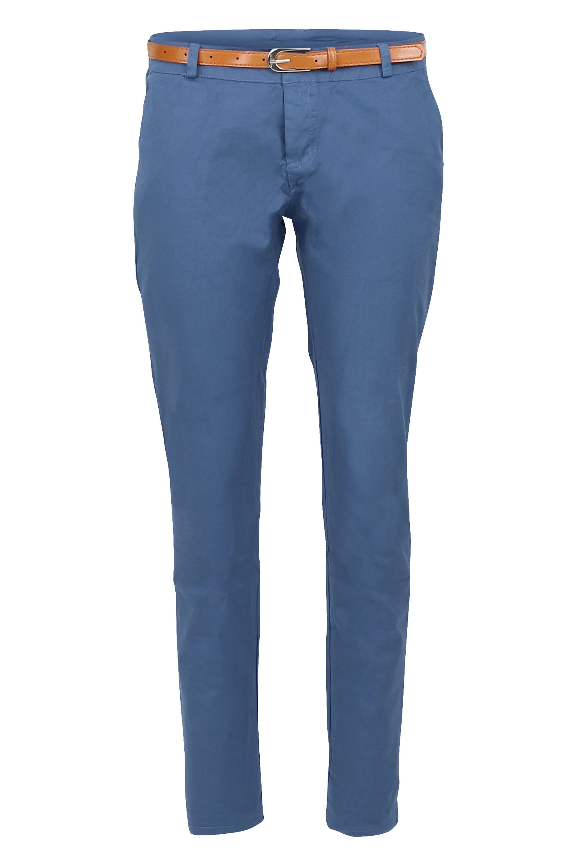 malito more than fashion Chinohose 2156 unifarbene Stretch Basic Hose Slim günstig online kaufen