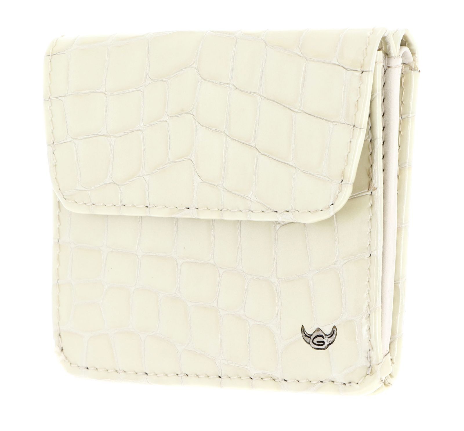 Golden Head Geldbörse Billfold Coin Wallet With Front Snap Closure, aus echtem Rindsleder mit RFID-Blocker Schutz