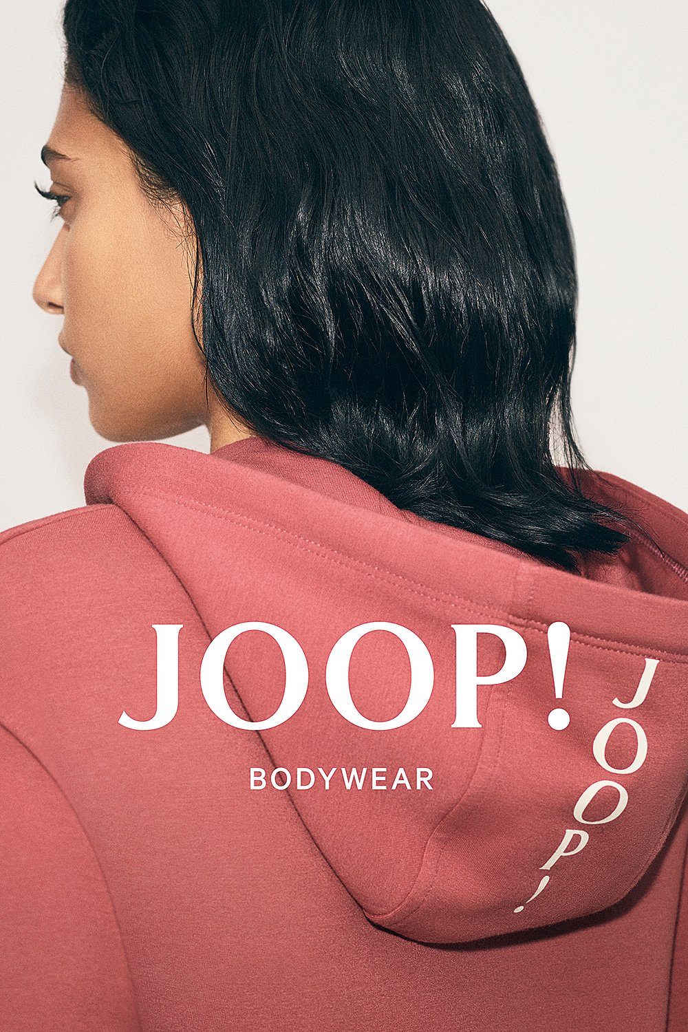 JOOP! Sweatkleid Loungewear (1-tlg) Damen Lounge Hoodie Bigshirt Longshirt Freizeitkleid mit Kapuze