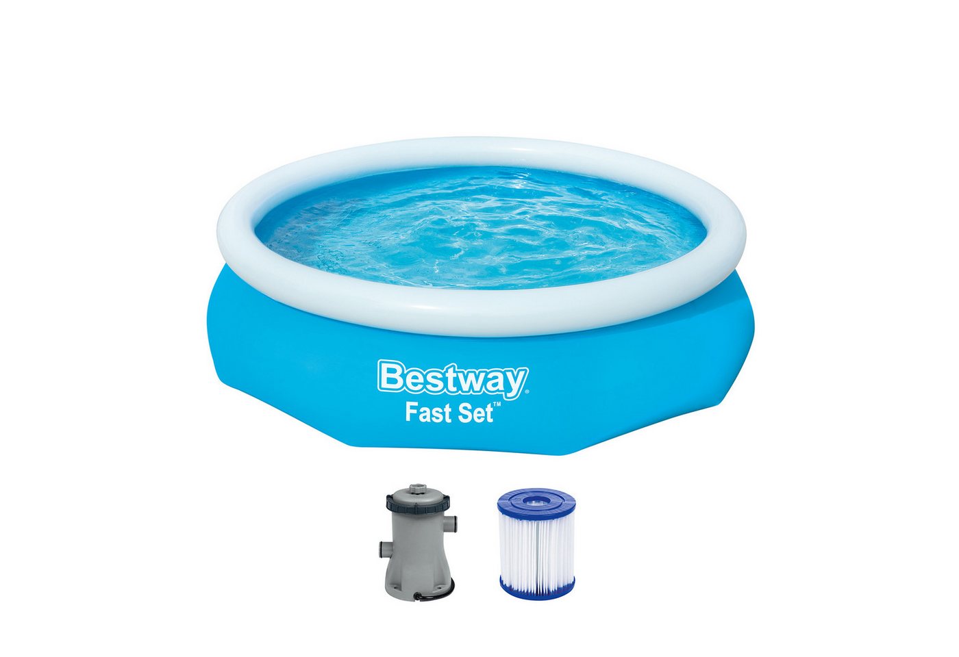 Thumbnail - Bestway Quick-Up Pool Fast Set™ Aufstellpool-Set mit Filterpumpe Ø 305 x 76 cm