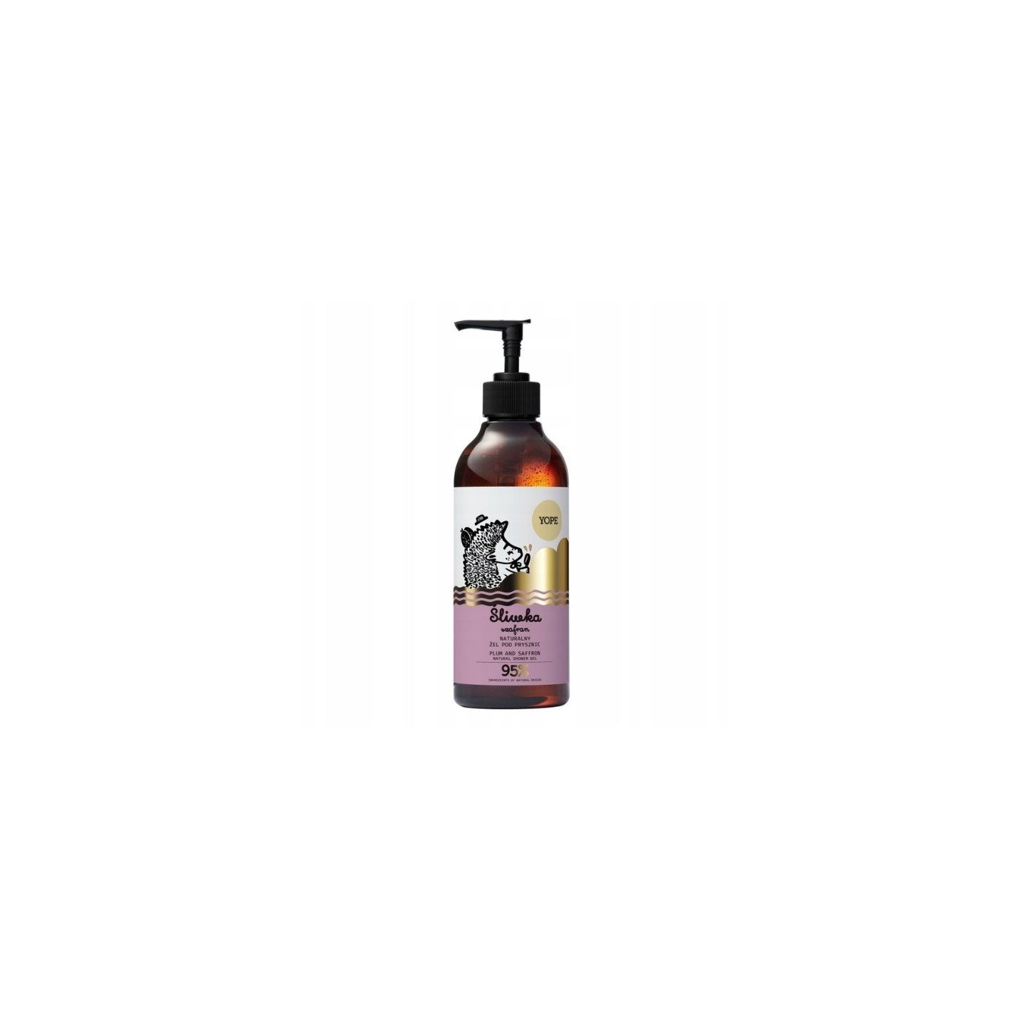 YOPE Duschgel Natürliches DUSCHGEL Pflaume und Safran 400ml