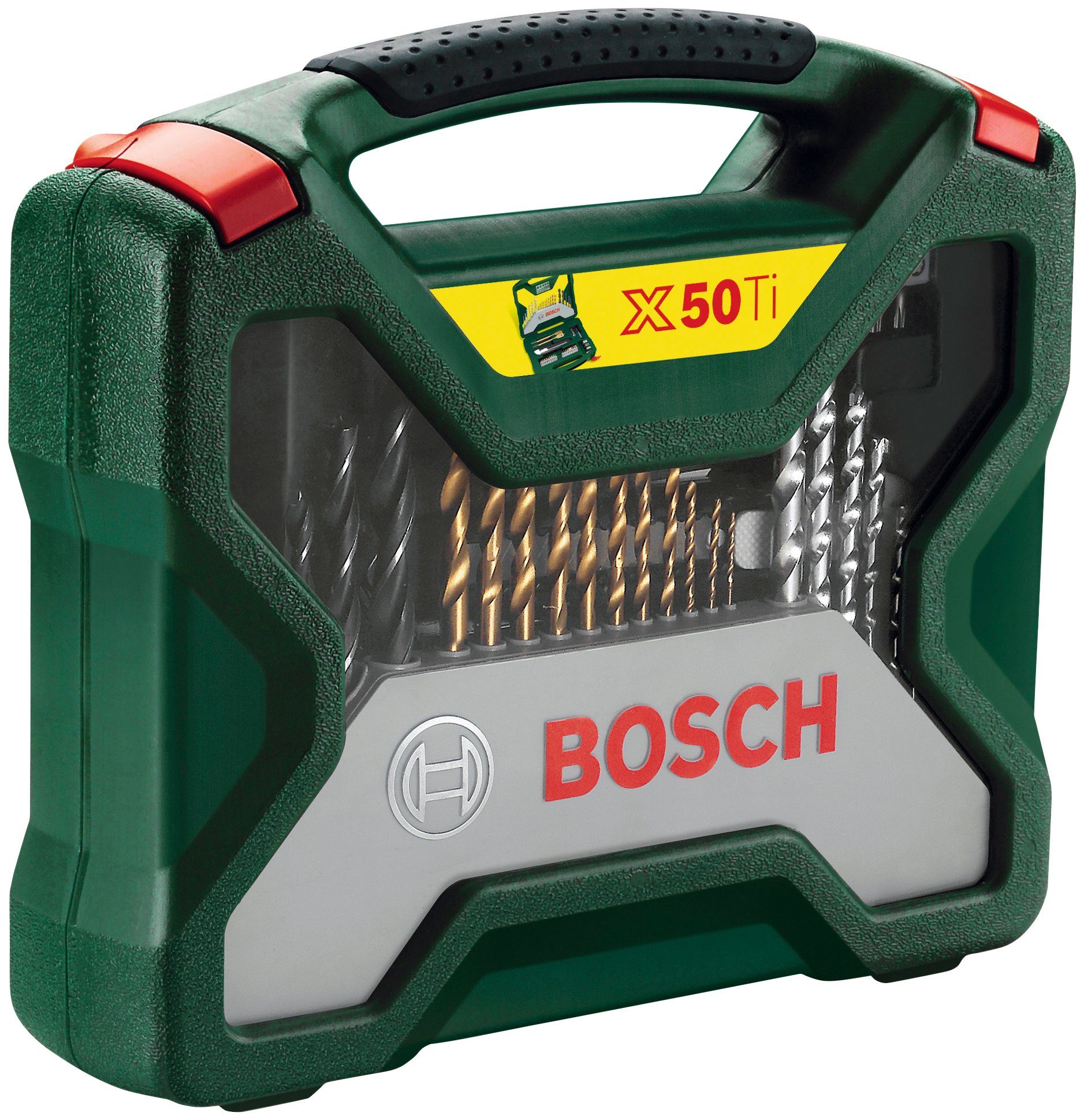Bitset Set, 50-St. und Titanium, & X-Line Garden Bohrer- Home Bosch