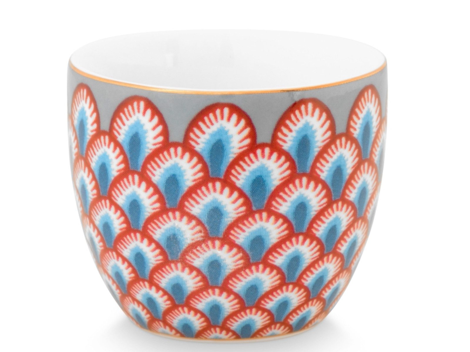 Eierbecher Flower Festival Scallop Eierbecher Light Blue/red
