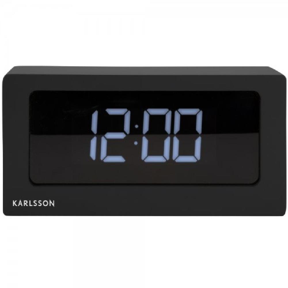 Karlsson Uhr Wecker Boxed LED Black