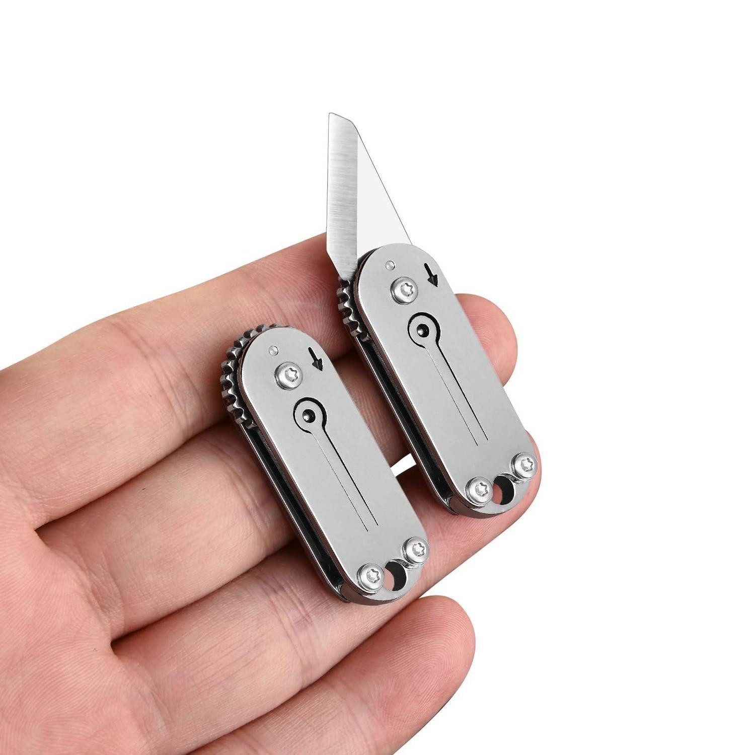 LuxusKollektion Taschenmesser Mini Taschenmesser EDC Schlüsselanhänger klein