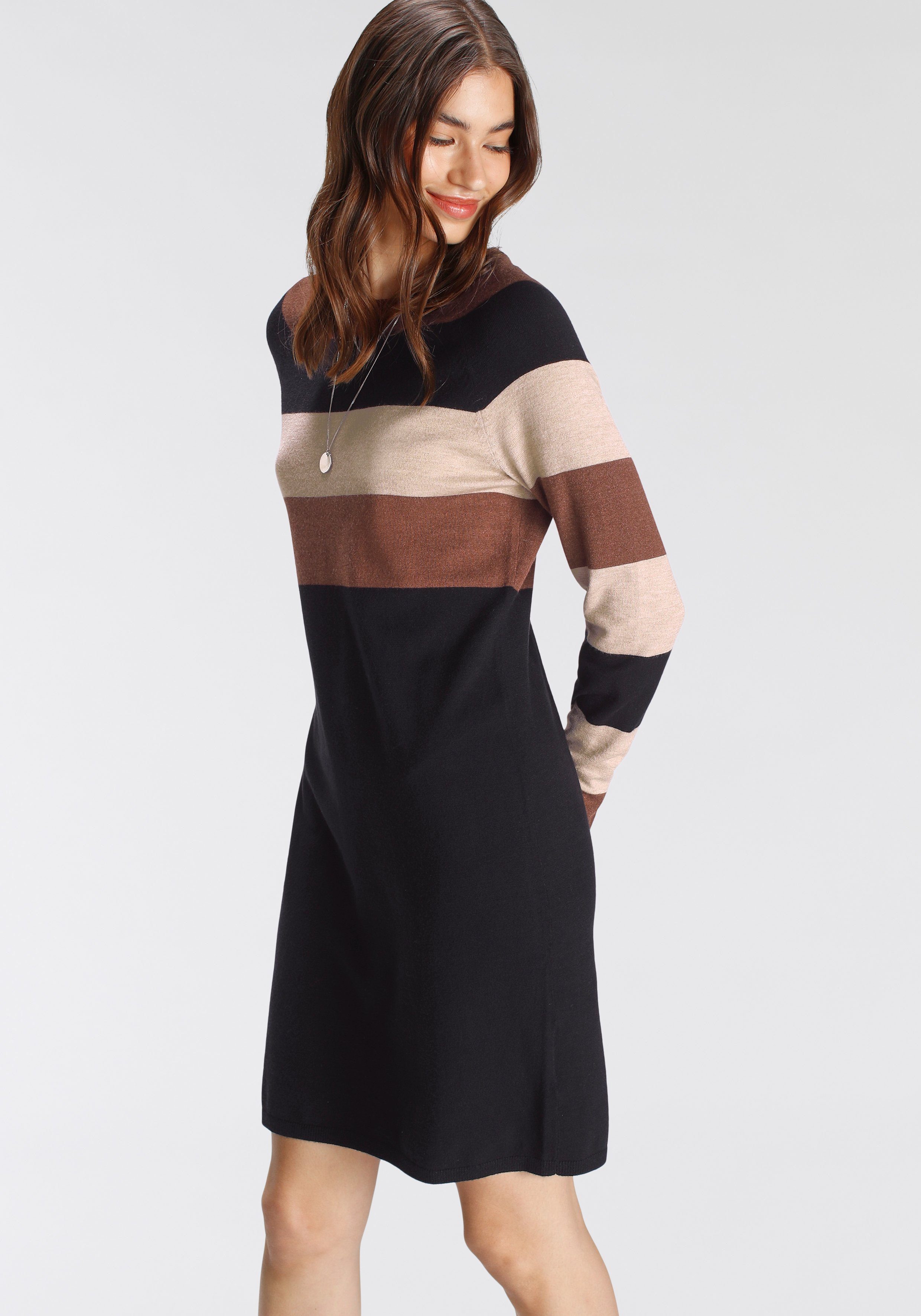 Tamaris Strickkleid lässiger, casual Look, aus günstig online kaufen