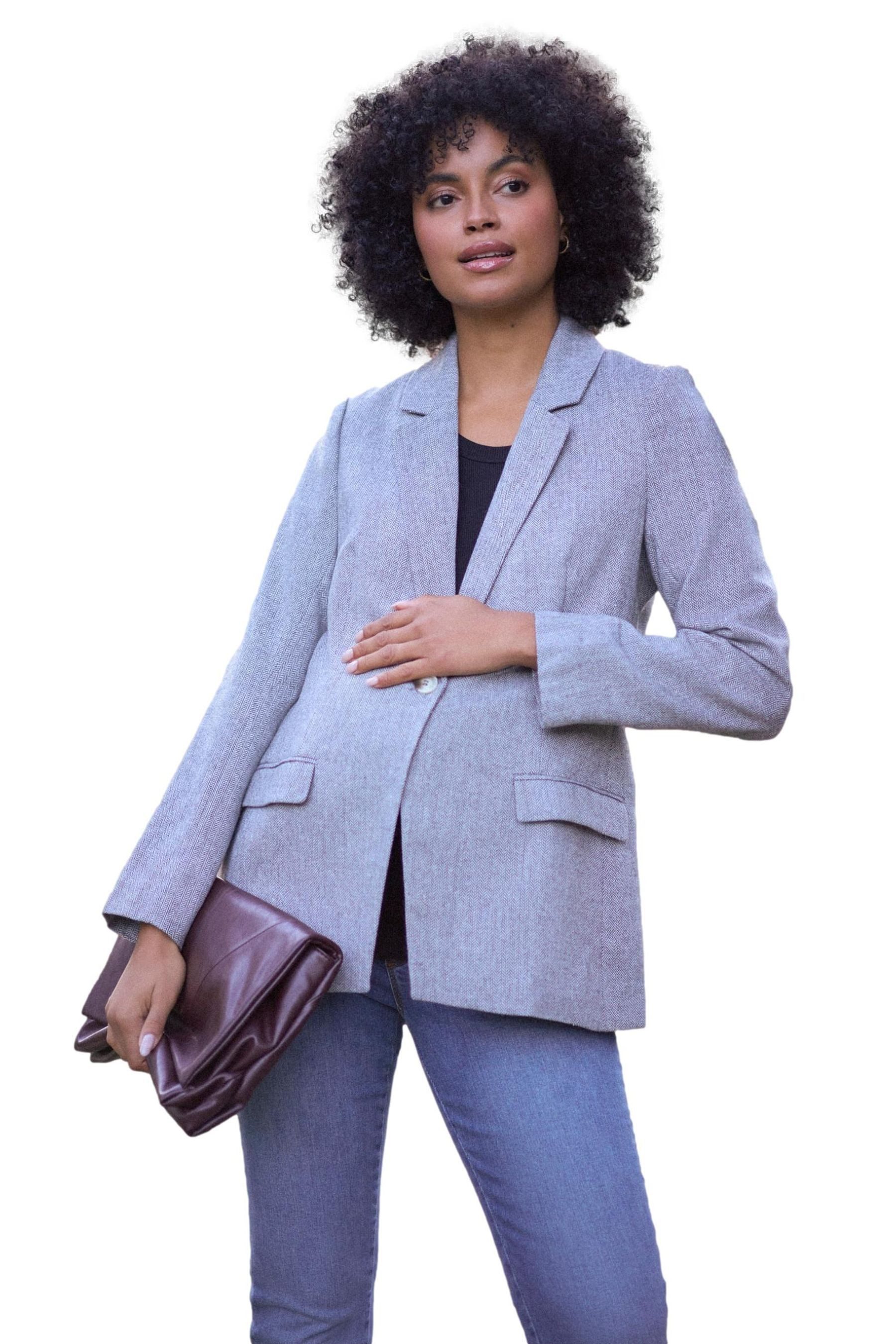 Seraphine Jackenblazer Seraphine Taillierter Blazer Umstandsmode (1-tlg)