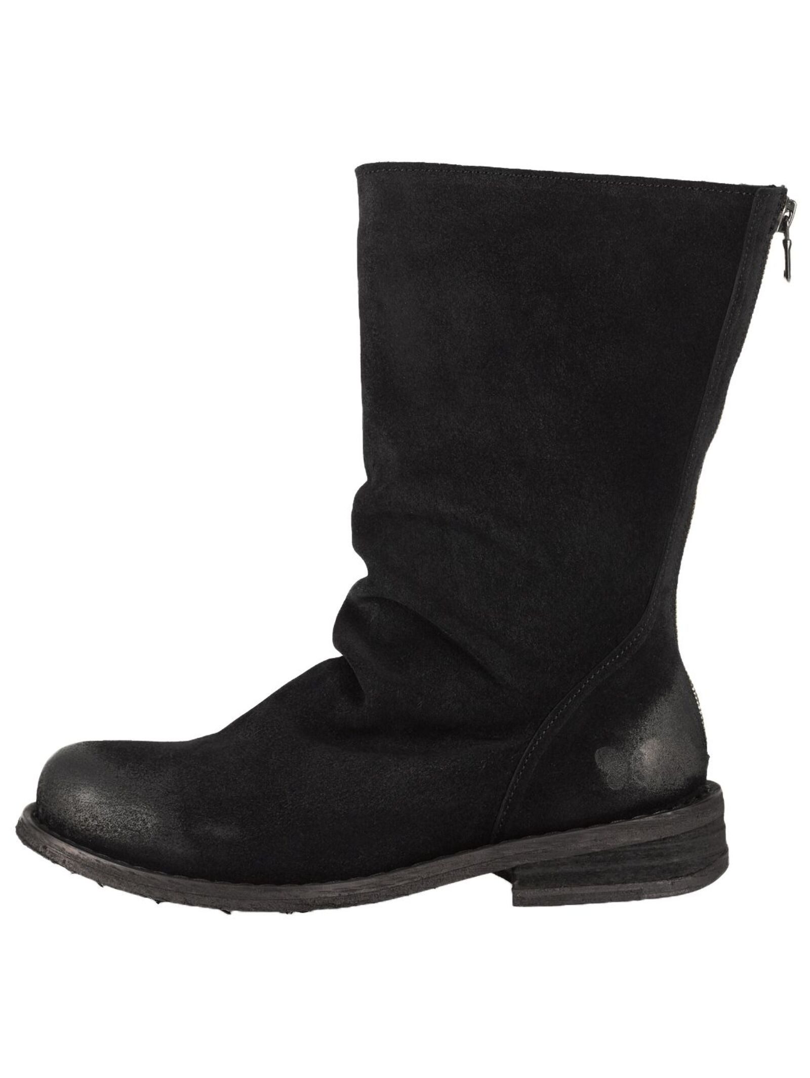 Felmini Wide Fit Stiefel Veloursleder . Stiefel günstig online kaufen