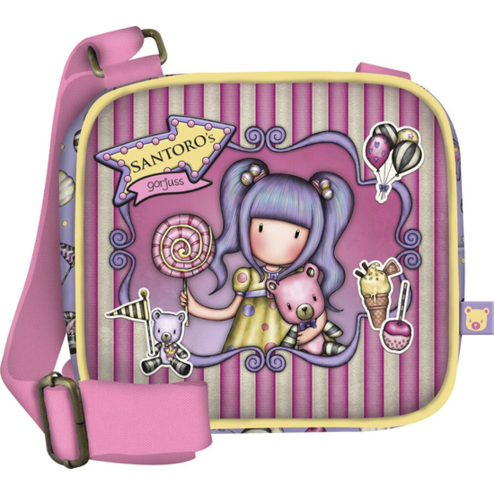 safta Umhängetasche Umhängetasche Gorjuss First prize Lila (16.5 x 15 x 6.5 cm)