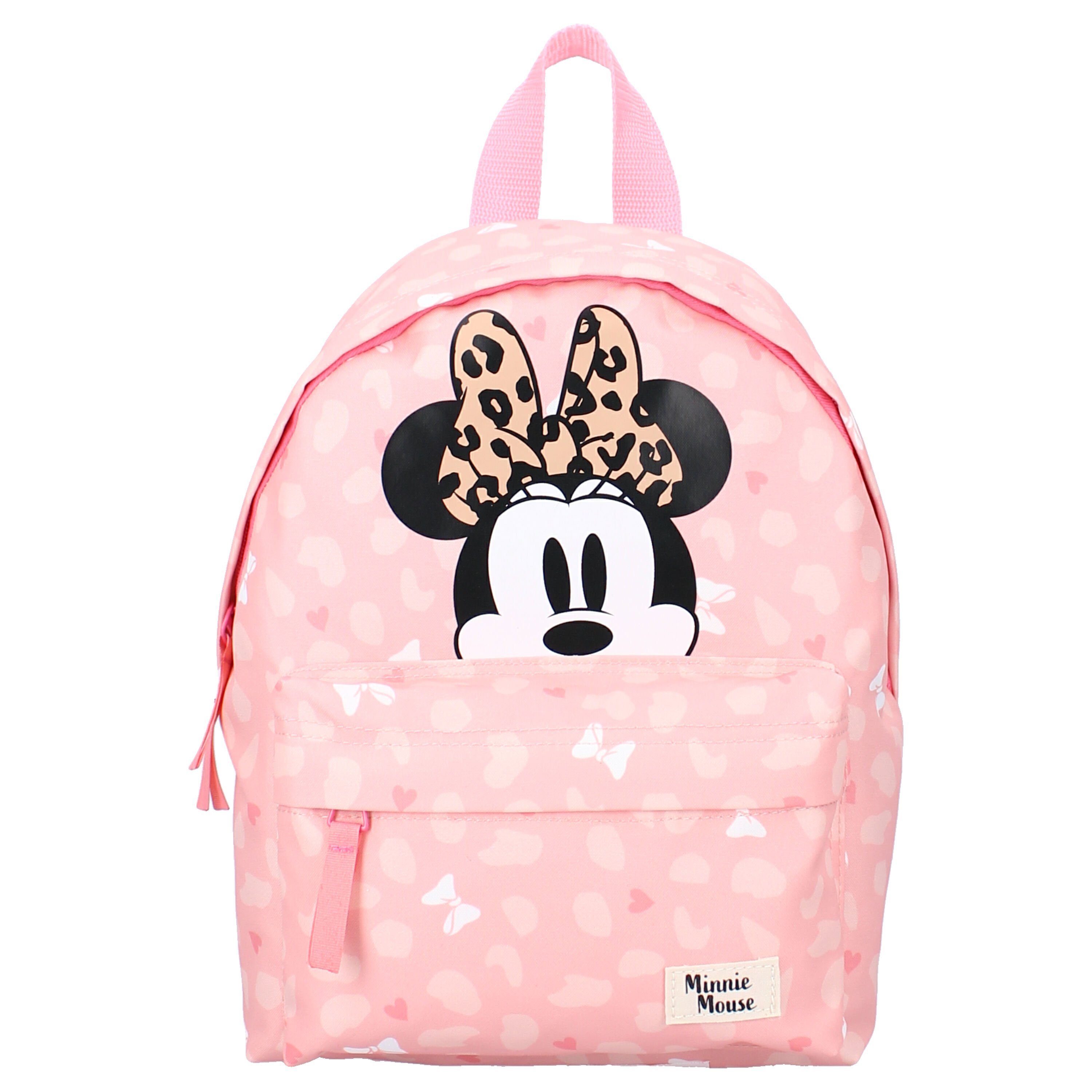 Kinderrucksack Mäppchen Minnie Minnie Disney mit Mouse Maus Set (Set) Rucksack