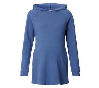 Queen Mum Rundhalspullover »QUEEN MUM SISTERS Sweater gemütlicher Damen Pullover Sweat-Shirt Umstandsmode Blau«