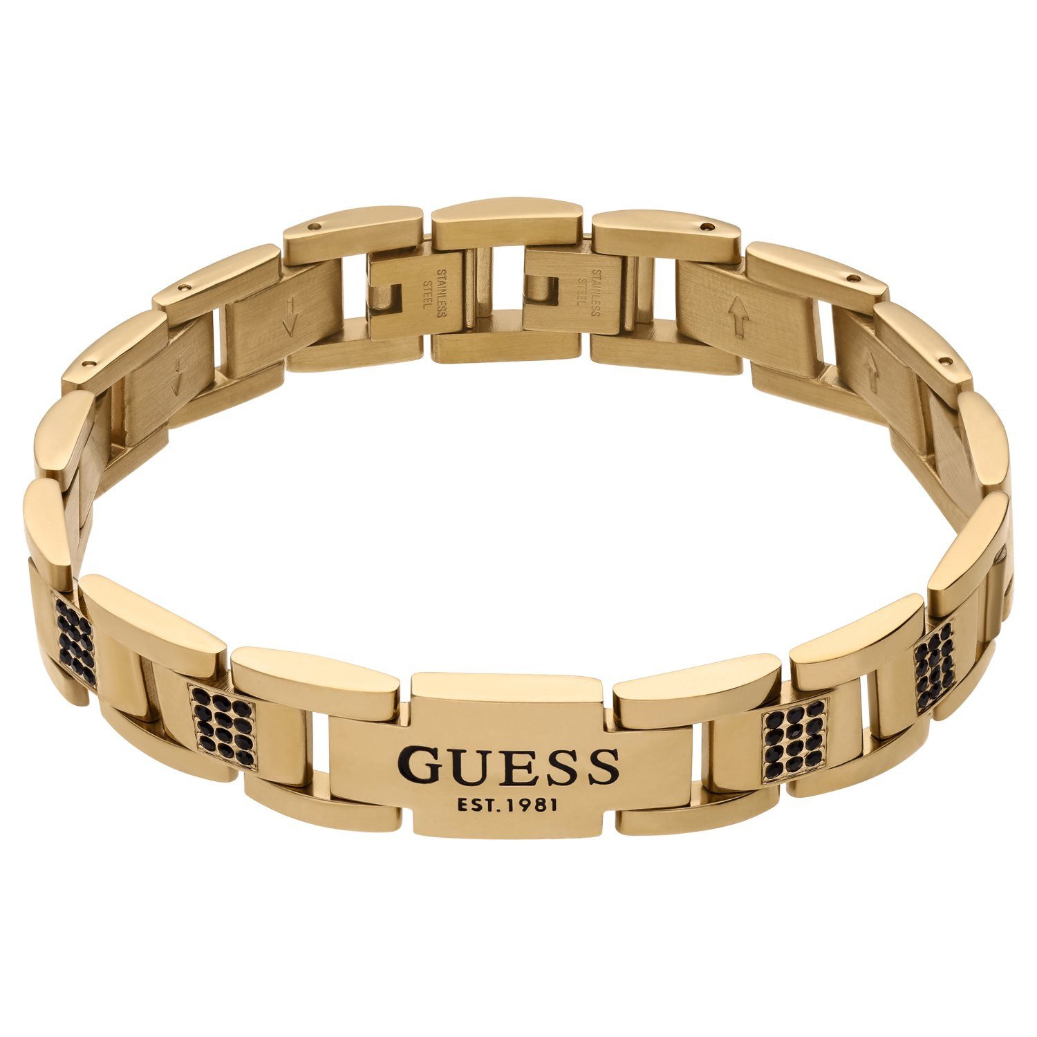 Guess Armband Armband - Stahl - Gold - Zirkonia - Herren