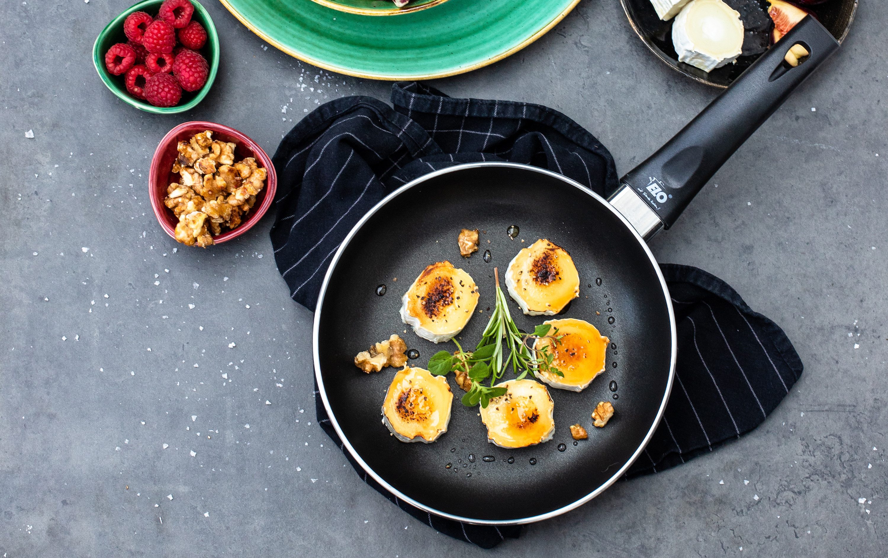 Elo Pfannen-Set Ducto 3 teilig, Aluminium (Set, 3-tlg., je 1 Pfanne Ø 20/24/28 cm), Induktion