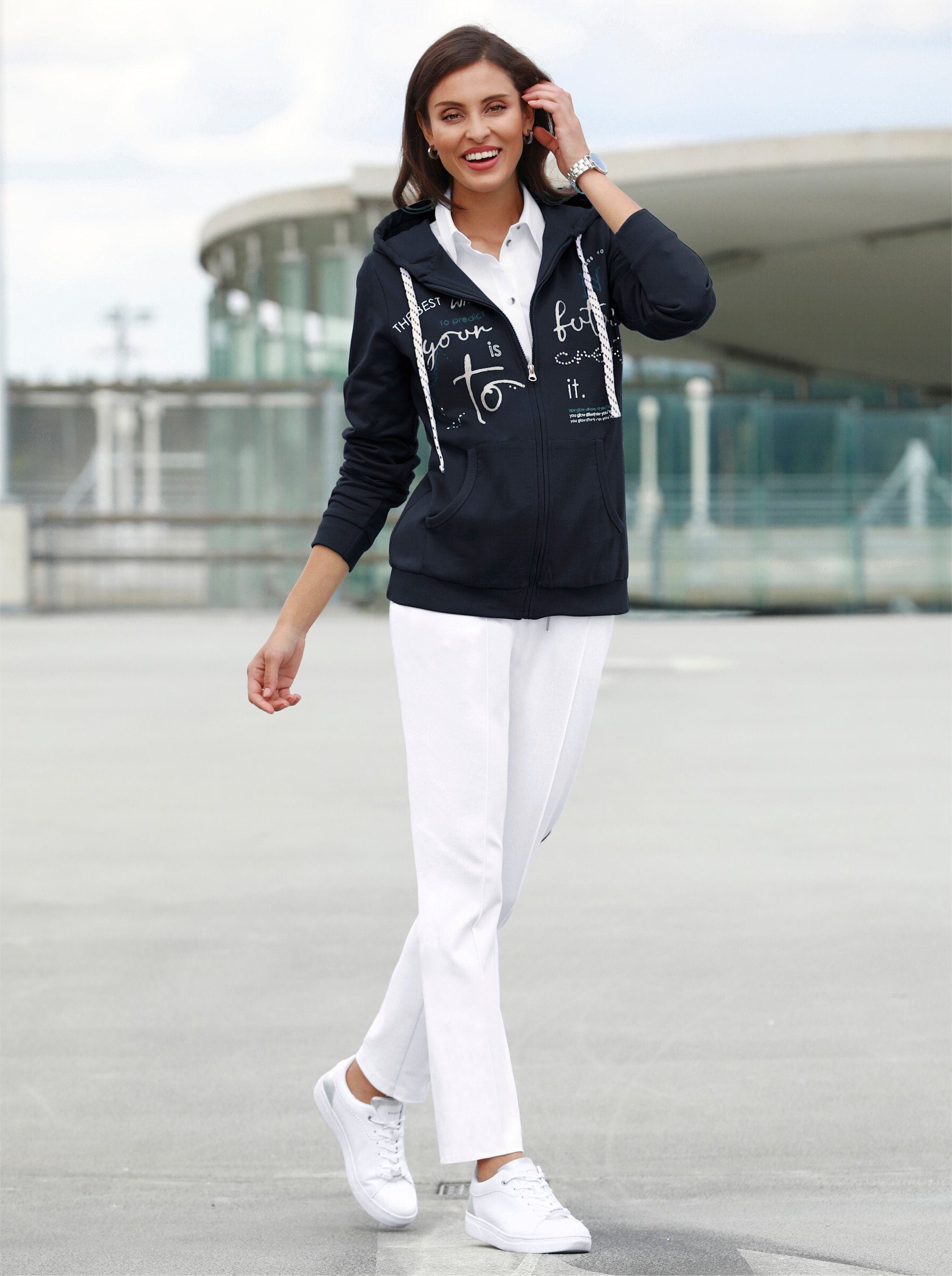 Witt Shirtjacke Sweatjacke Langarm