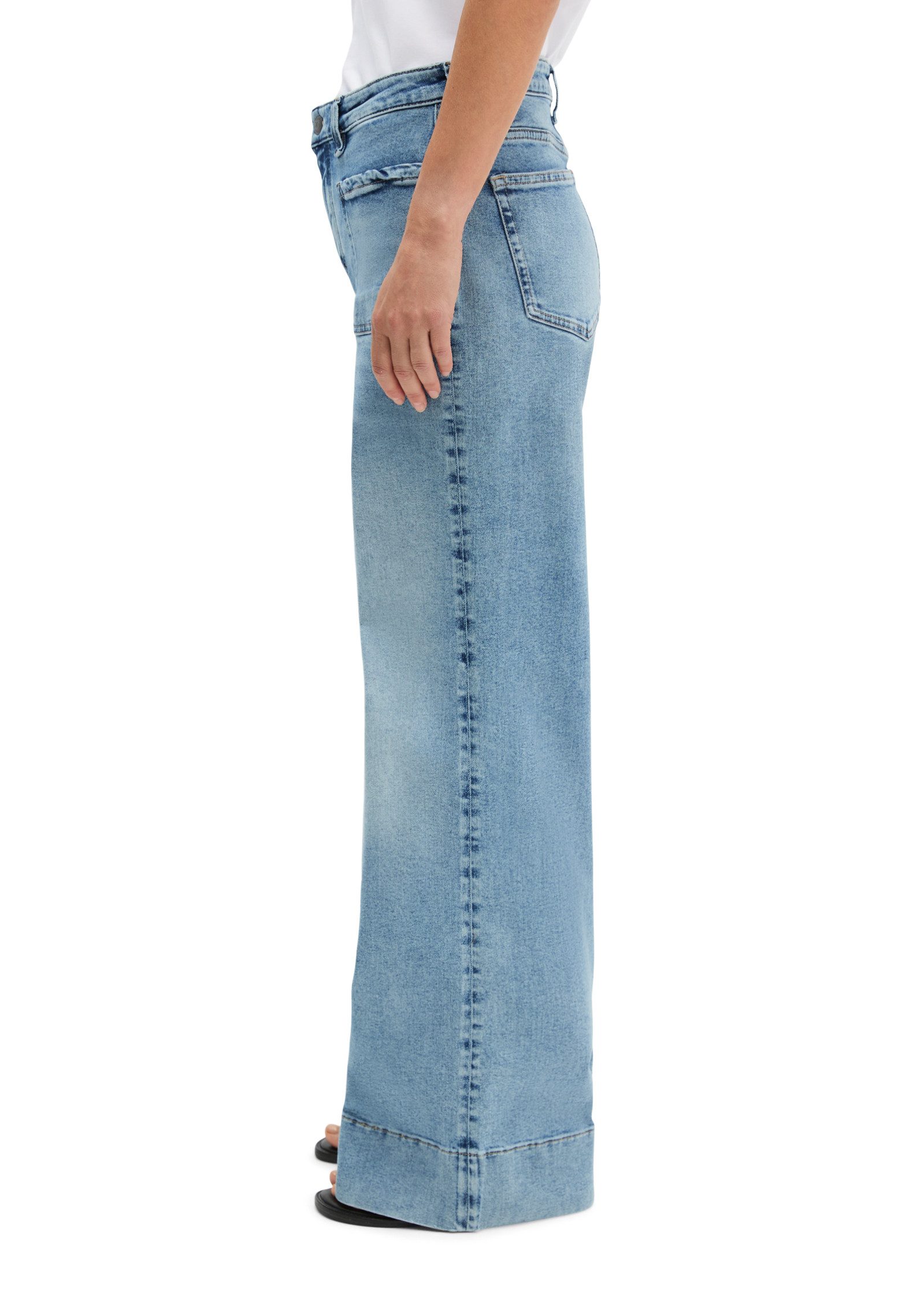 Marc O'Polo Weite Jeans aus Organic-Cotton-Polyester-Stretch – Bild 2 von 5