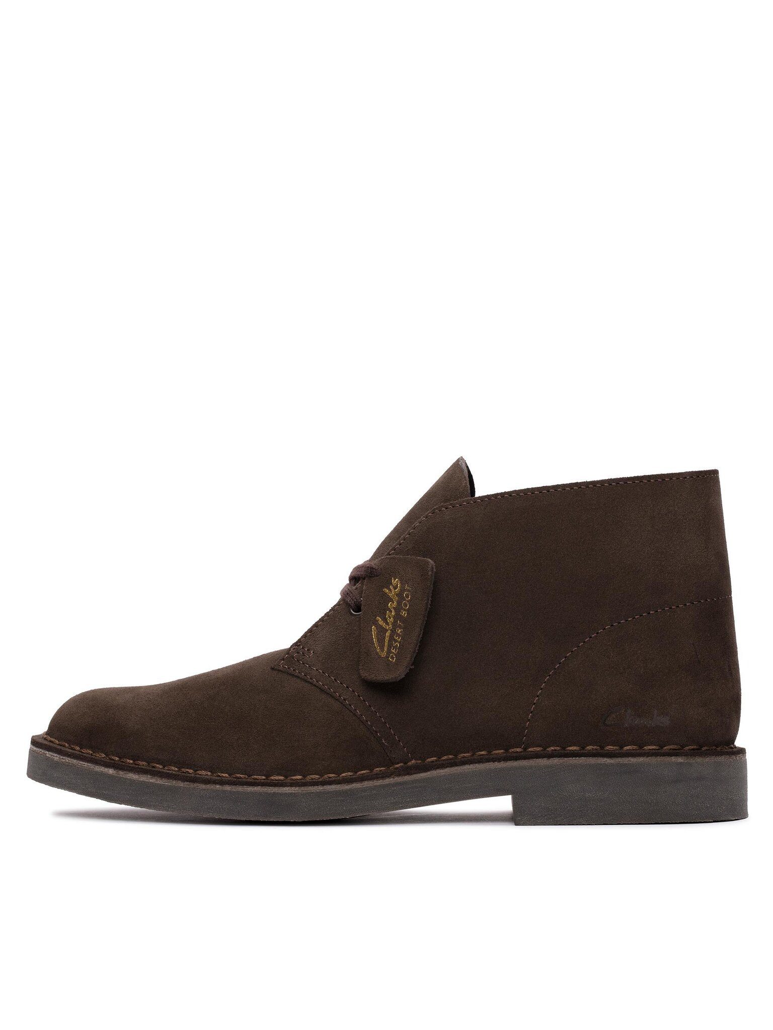 Clarks Clarks Herren Stiefeletten CLARKS-DESERT BT EVO DARK BROWN SUEDE 26166 Stiefel