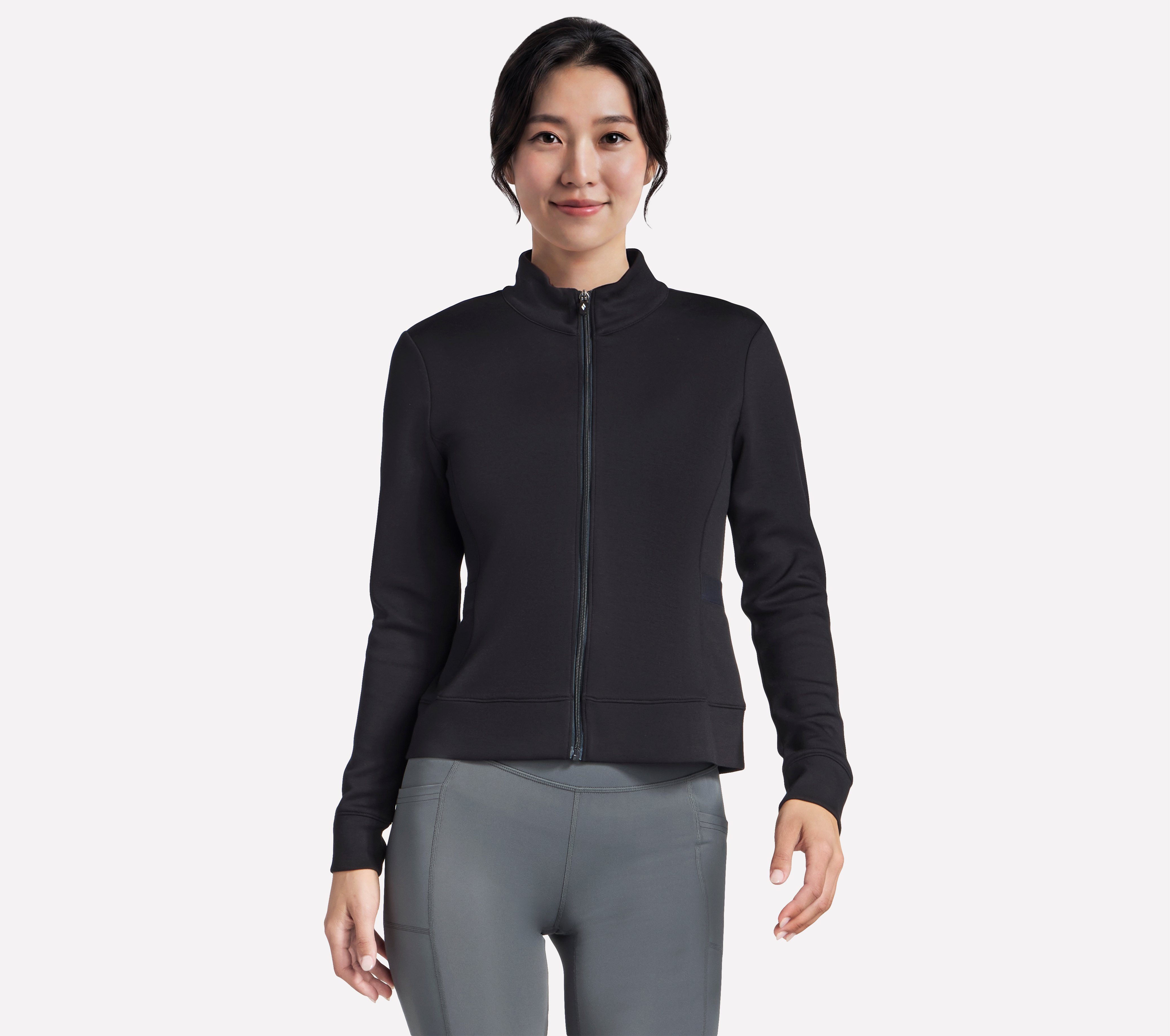 Skechers Trainingsjacke Women's Jacket für Sportmode und Fitness, mit flexibler Passform