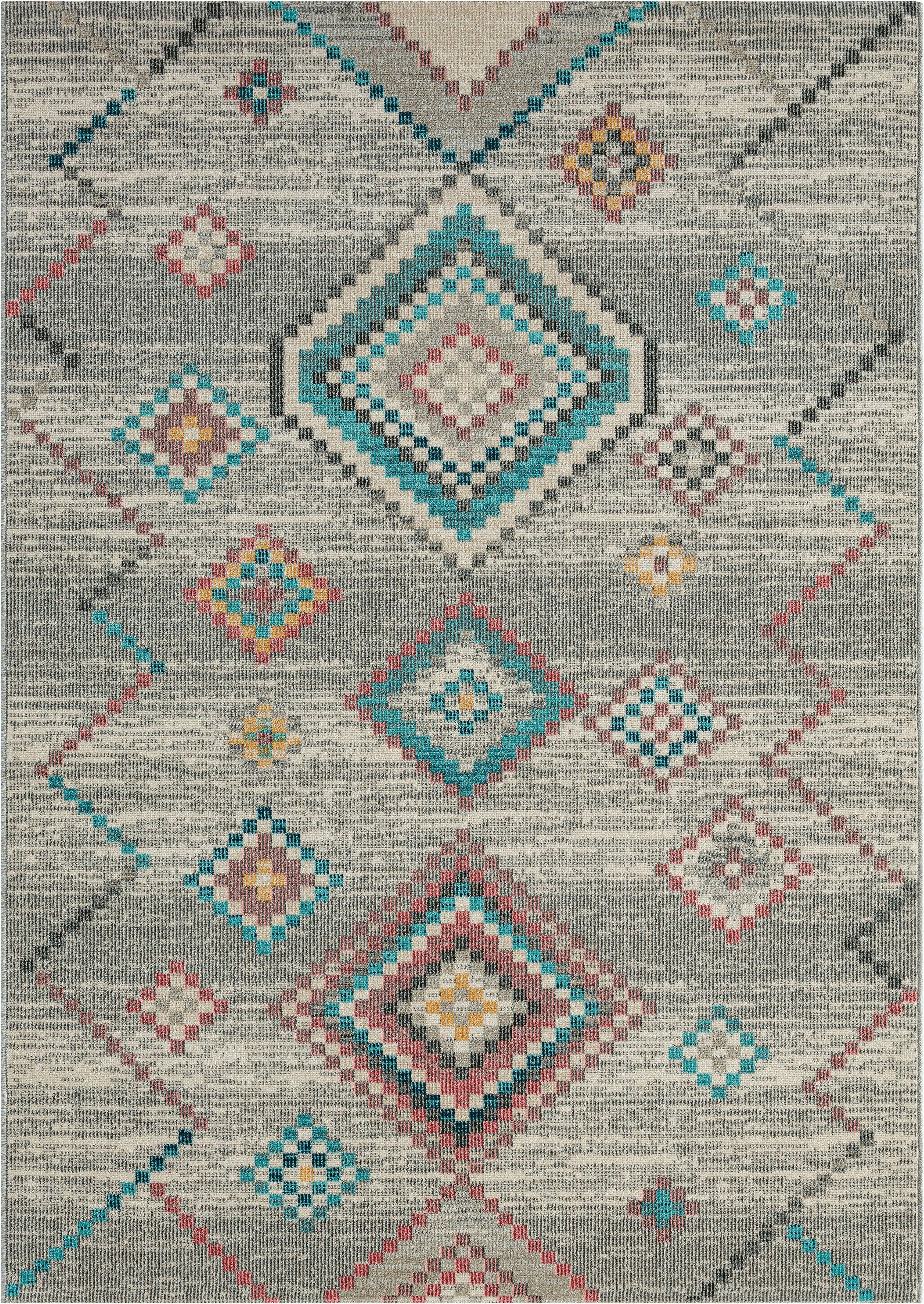 merinos Teppich Salsa Outdoor 54509, rechteckig, Höhe: 4 mm, In- und Outdoor geeignet, Außenbereich, Balkon, robust, Vintage
