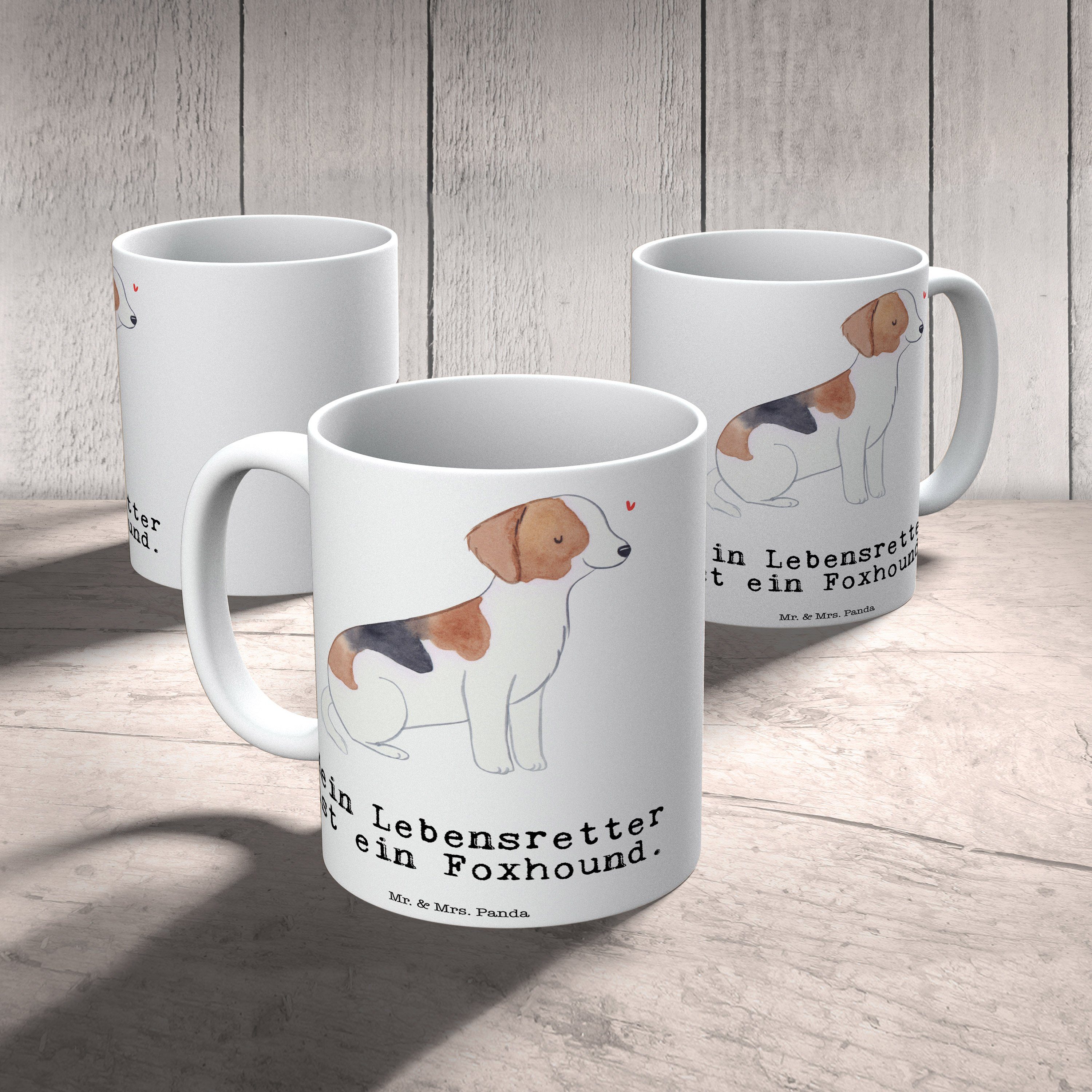 Geschenk, Mrs. & - Weiß Tasse Welpe, Mr. Laufhund, Lebensretter Kaffeebeche, Panda - Keramik Foxhound