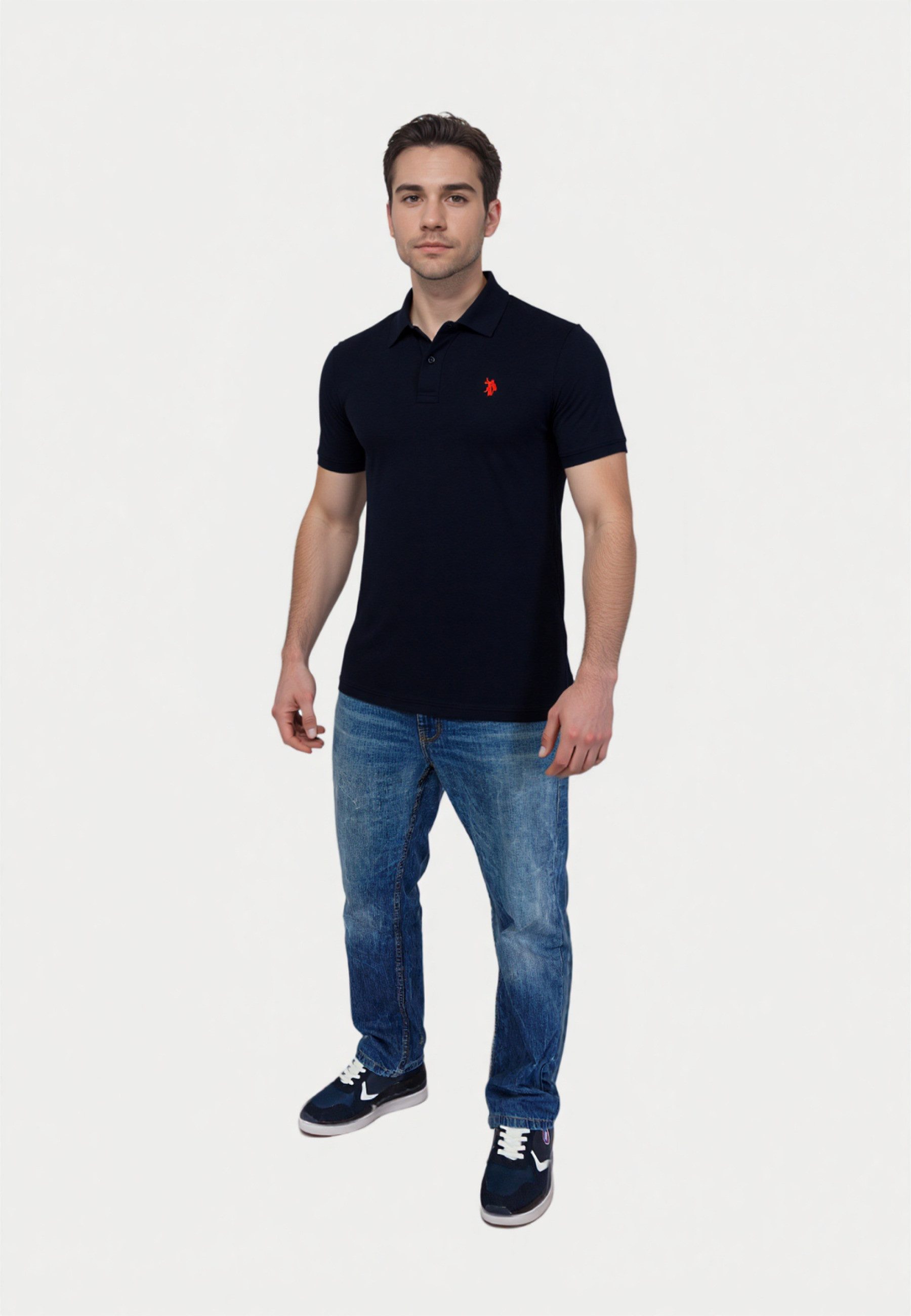 U.S. Polo Assn. Poloshirt Poloshirt Basic Kurzarmshirt (1-tlg., 1) günstig online kaufen