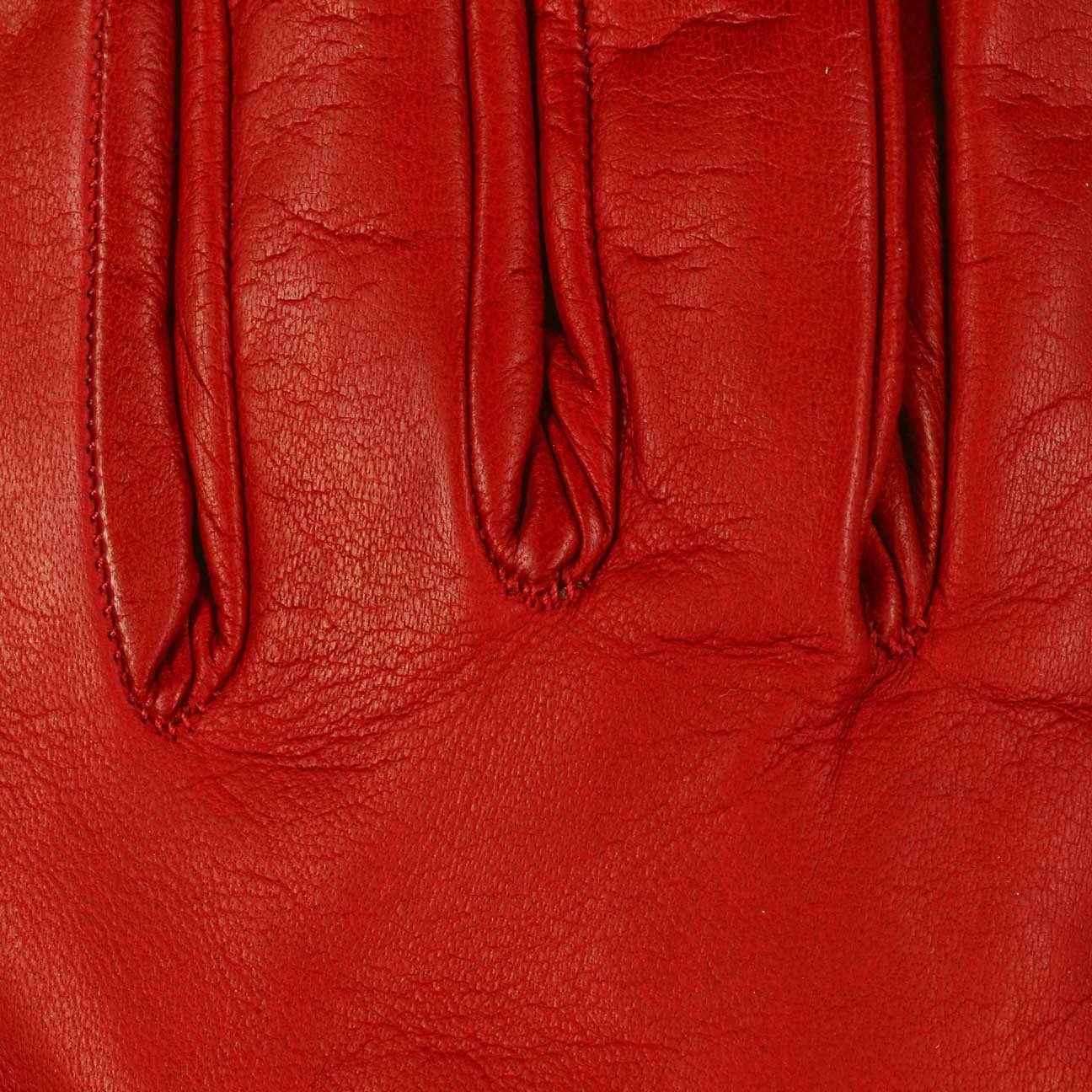 Caridei Lederhandschuhe (1-St) Fingerhandschuhe mit Futter, Made in Italy