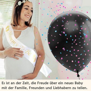 MAGICSHE Luftballon Gender Reveal Party Set Ballon, Luftballons Mädchen Oder Junge, Baby Shower Party,überraschung Party