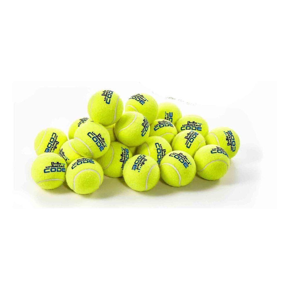Tennisball Code Blue (Drucklos) - Beutel - Drucklose Bälle