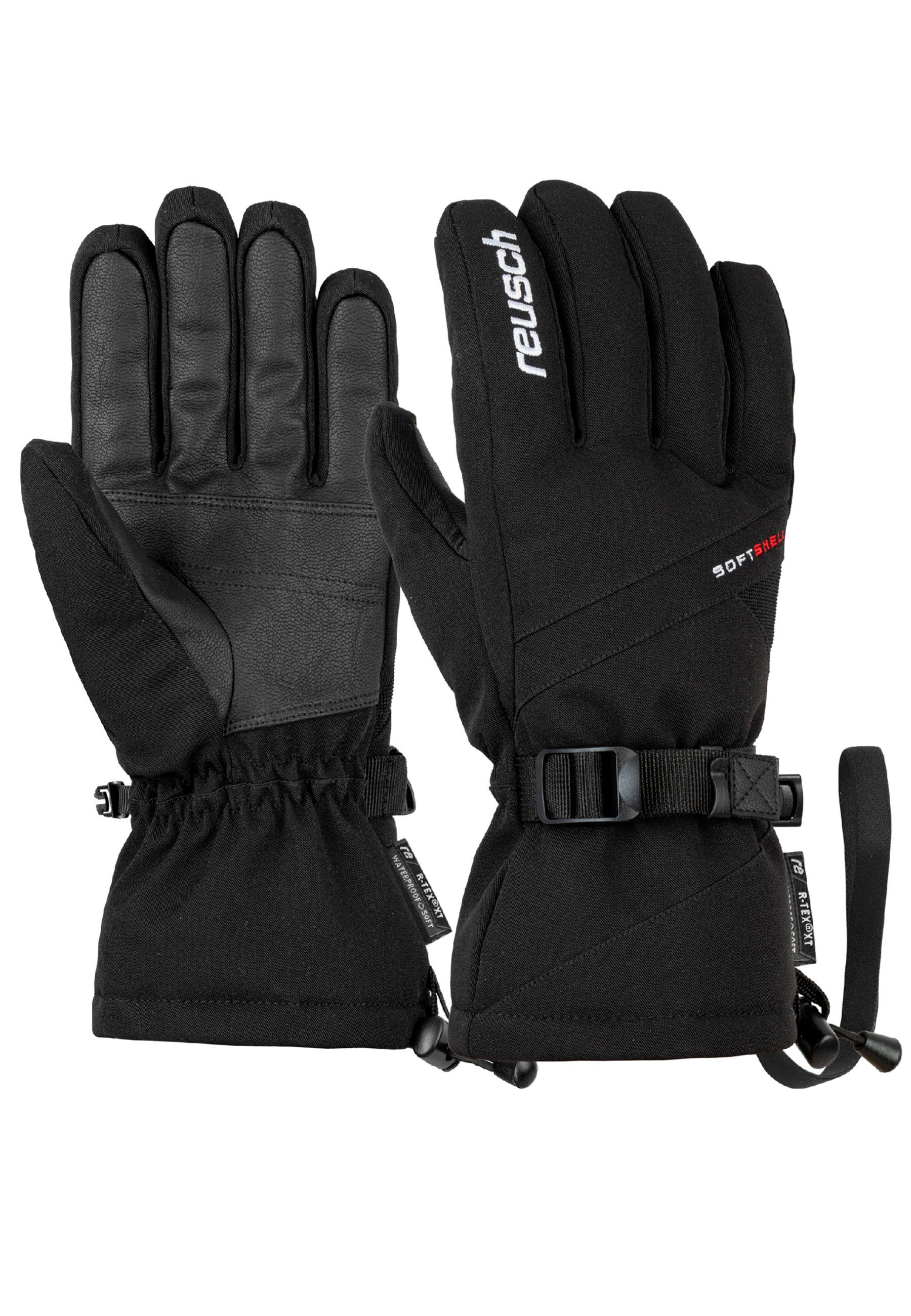 elastischer XT weiß-schwarz Reusch Outset mit R-TEX Skihandschuhe Handgelenksschlaufe