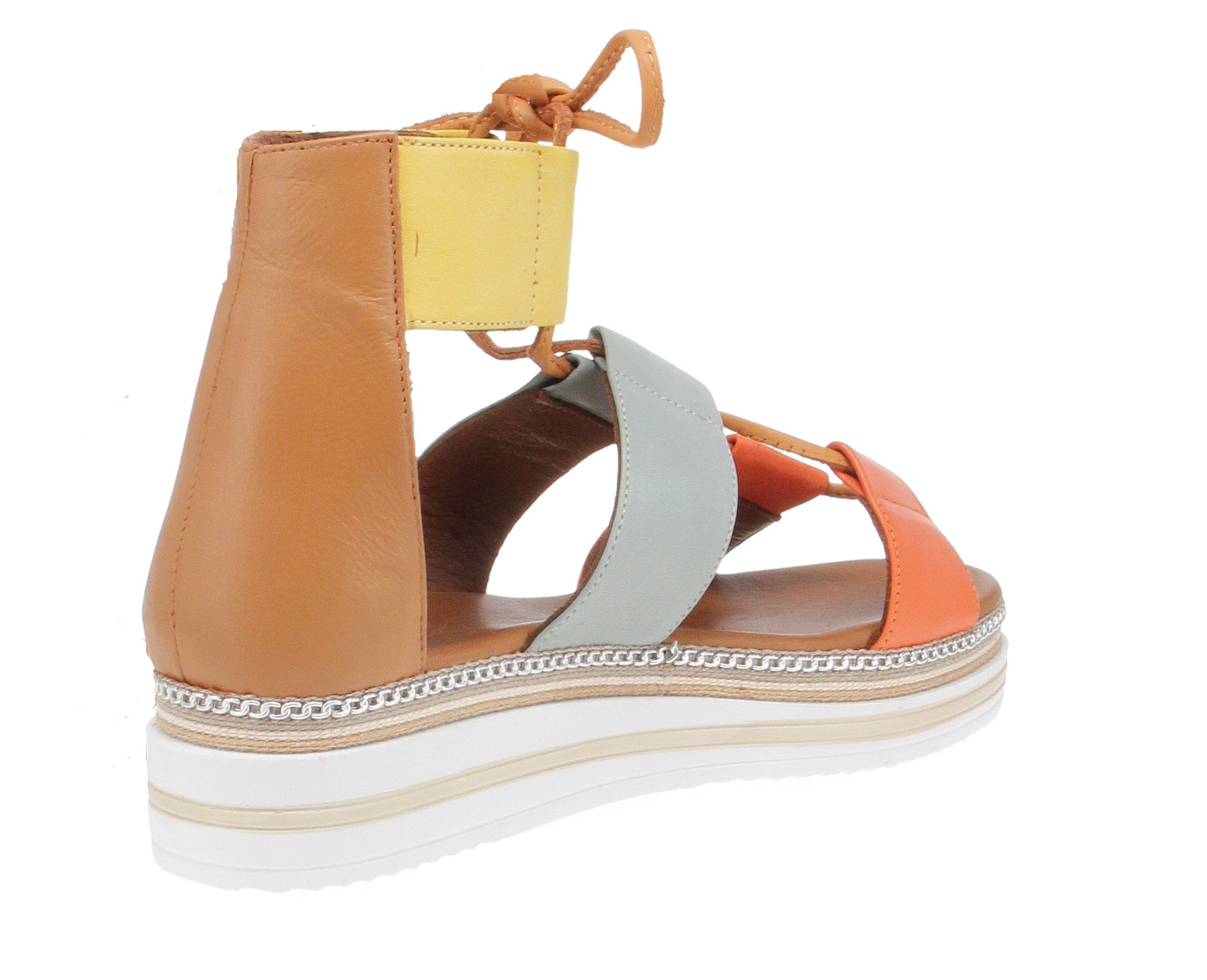 Maca Kitzbühel Maca Kitzbühel 3018 - Damen Schuhe Sandaletten - orange-kombi Sandale