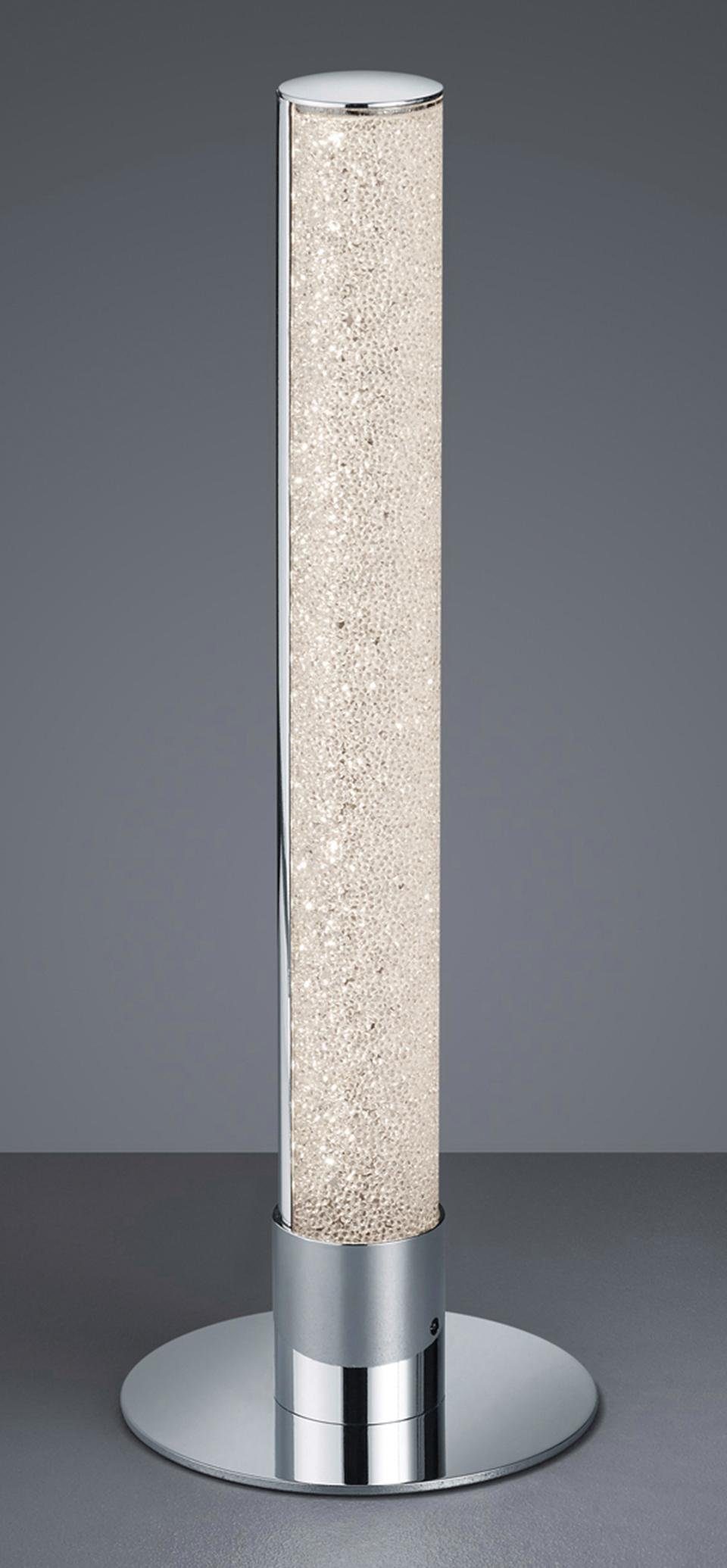 Reality Leuchten Tischleuchte EMILA, Dimmfunktion, LED fest integriert, LED Tischlampe mit RGBW Farbwechsel, dimmbar über Fernbedienung